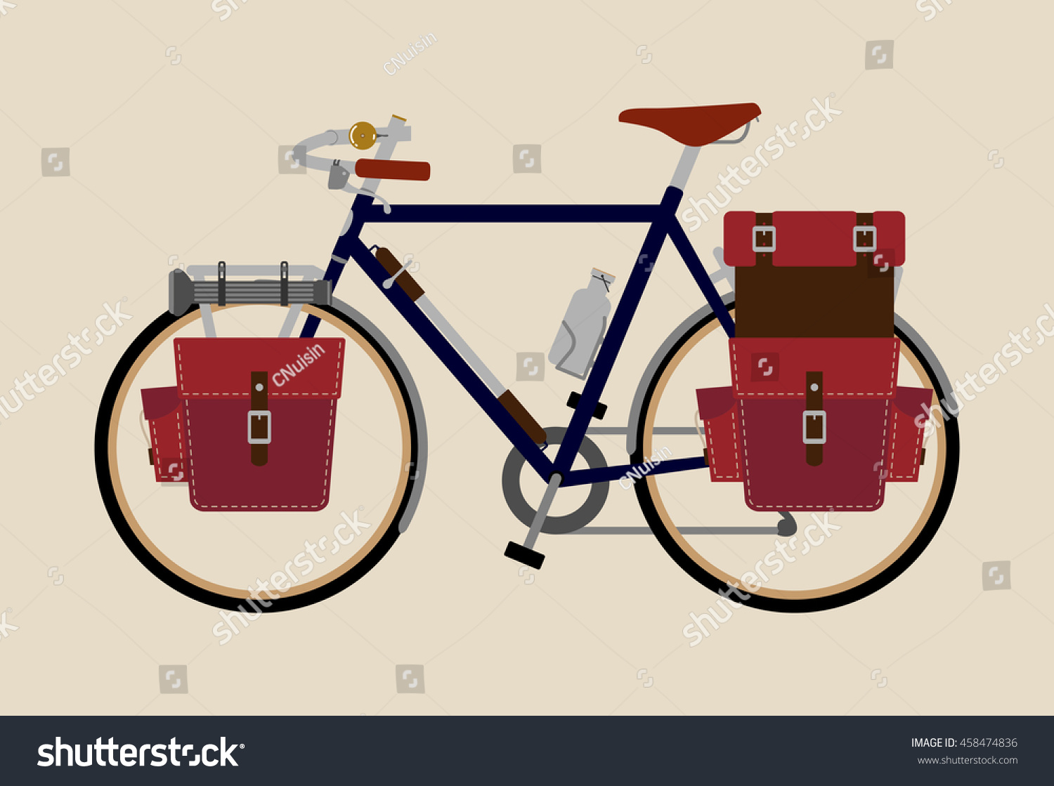 vintage bike touring