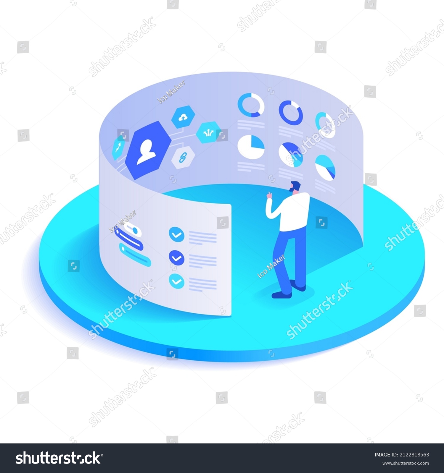 big-data-science-statistics-analysis-concept-stock-vector-royalty-free