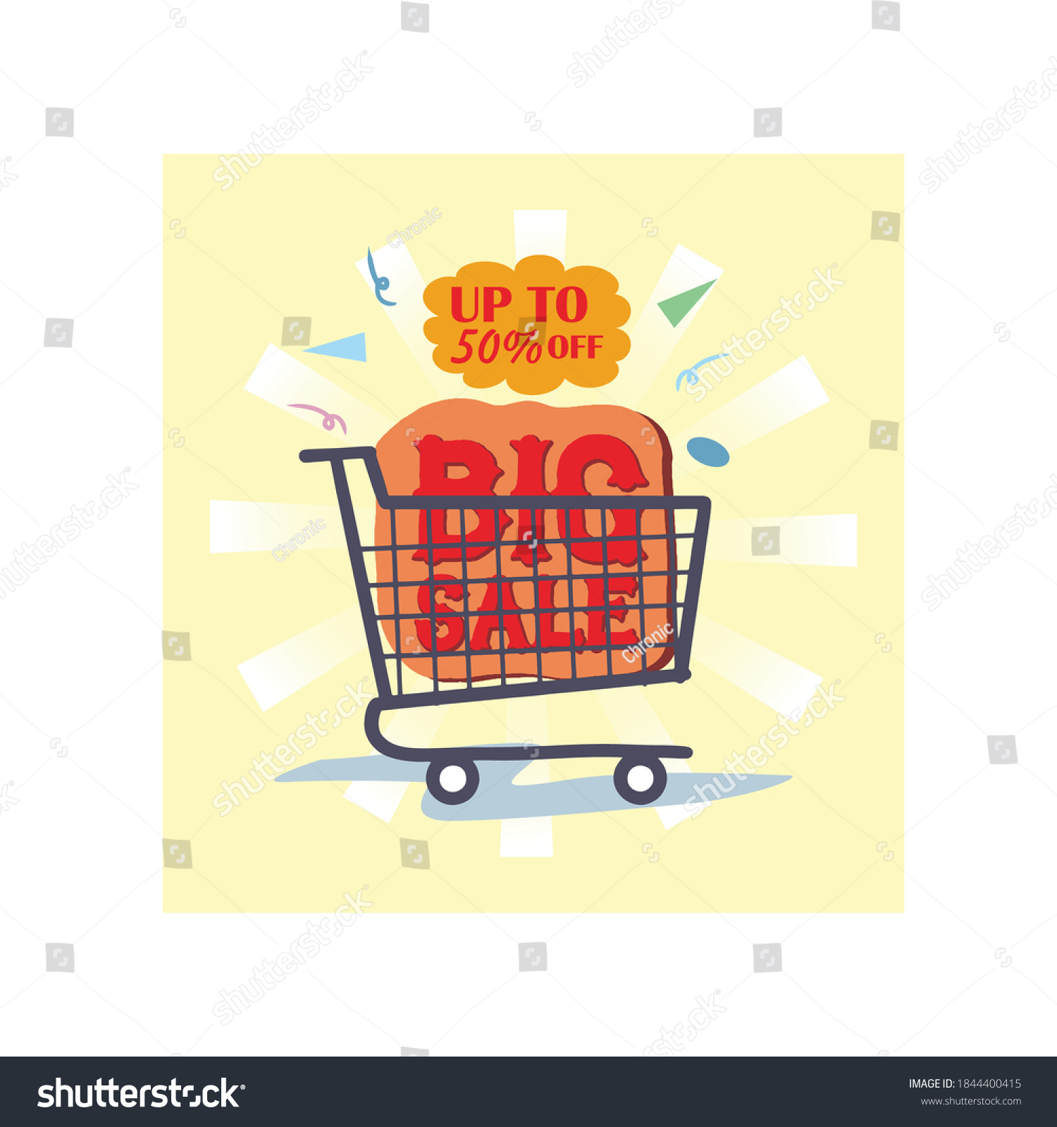 Big Promo Poster Vector Illustration: เวกเตอร์สต็อก (ปลอดค่าลิขสิทธิ์ ...