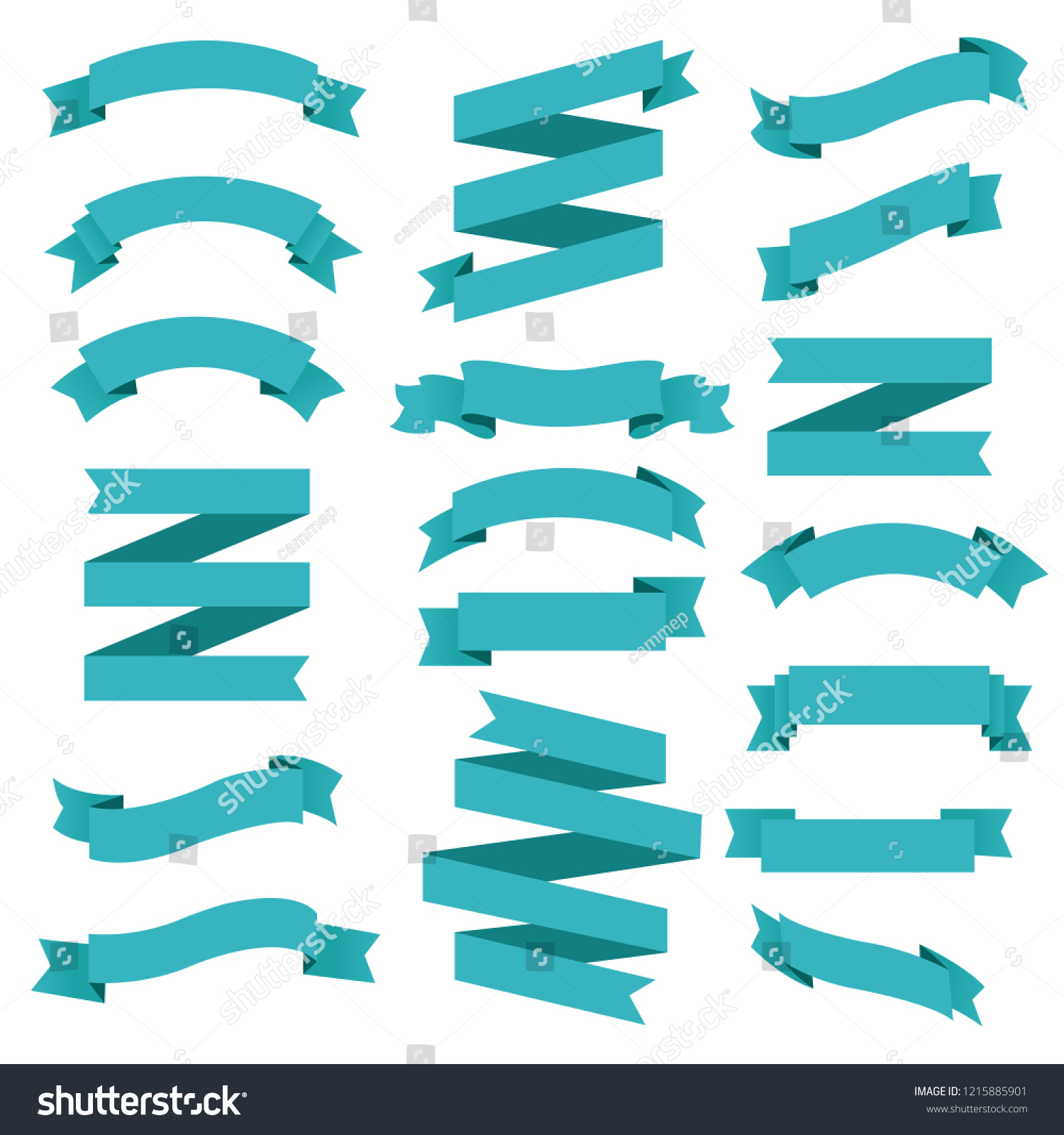 Big Set Ribbons Vector Illustration: Vector có sẵn (miễn phí bản quyền ...