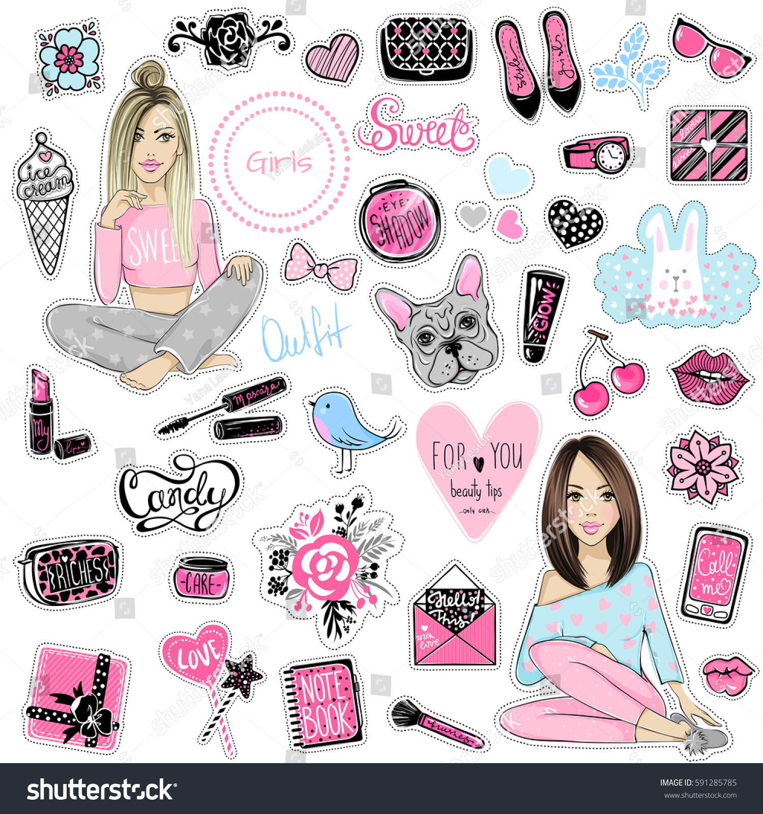 Fashion Accessories Stickers
