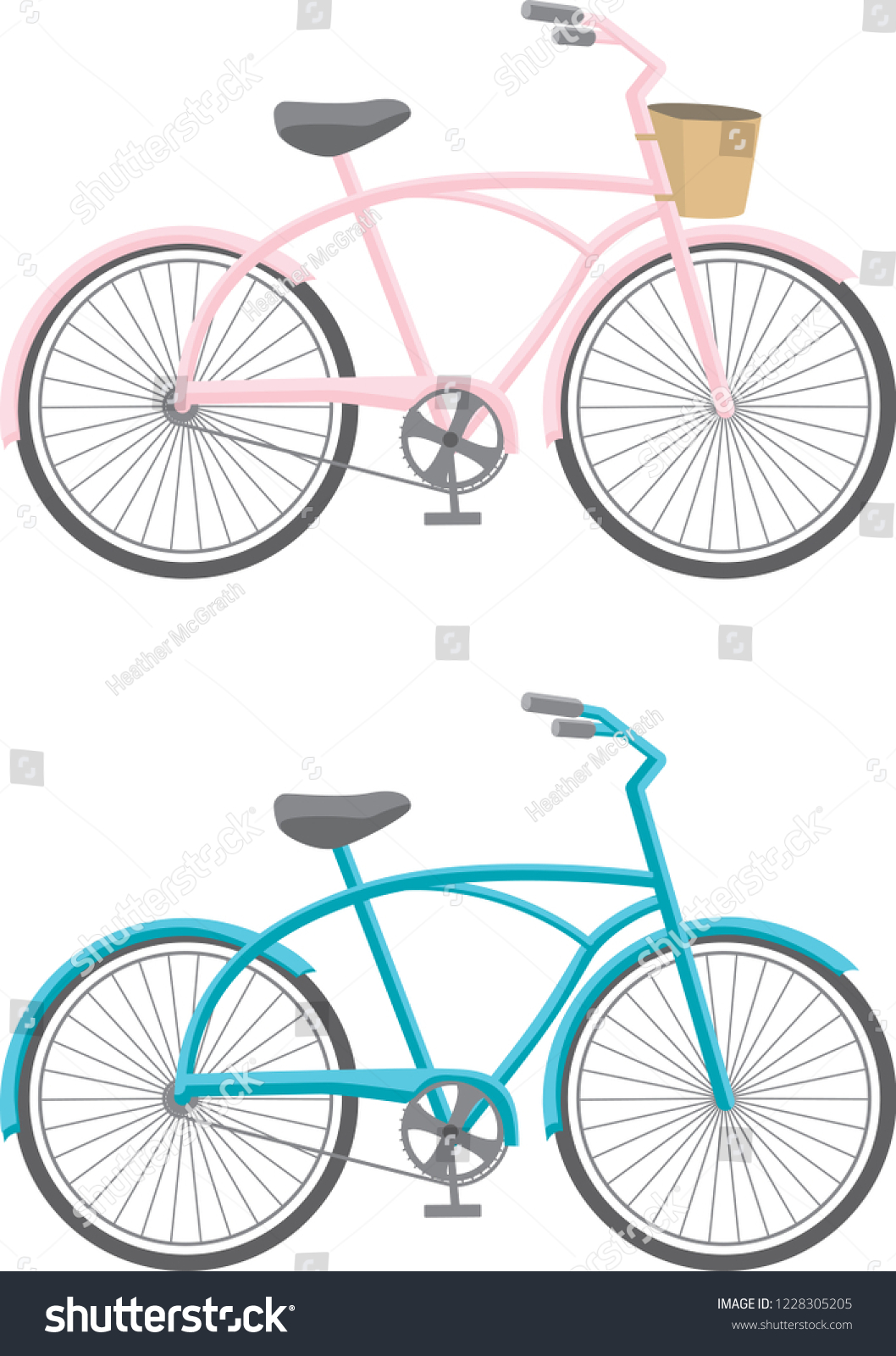 beach cruiser bike pink