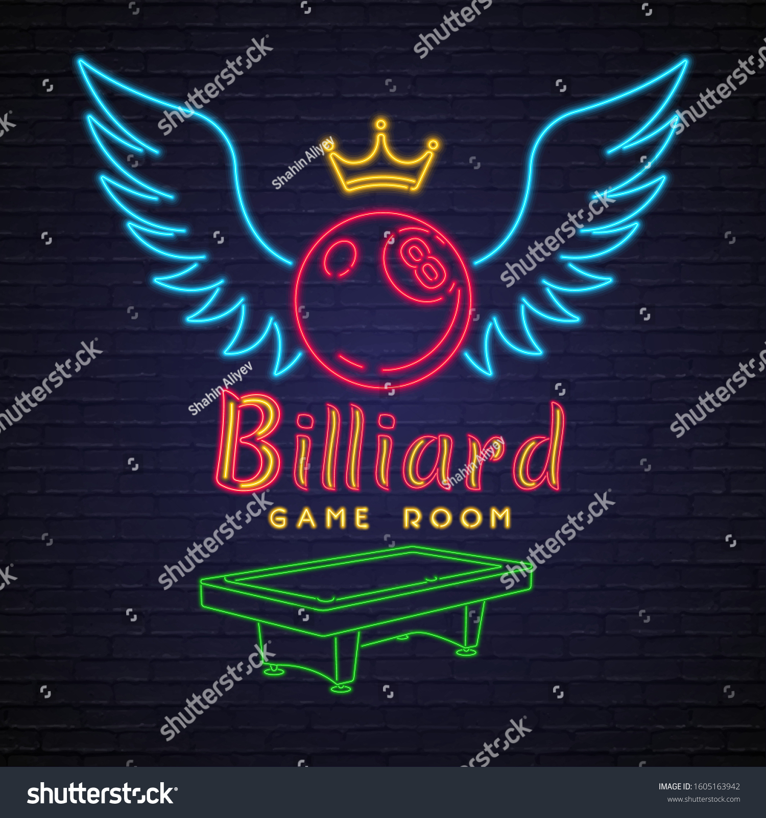New Pool Shark Billiards Game Room Beer Pub Bar Neon Light Sign 17"x14" 