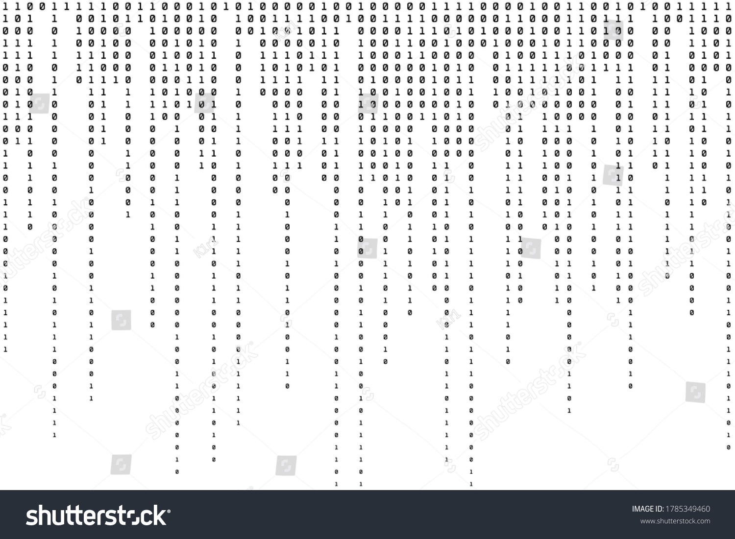 Binary Background Abstract Code Backdrop Data Stock Vector (Royalty ...