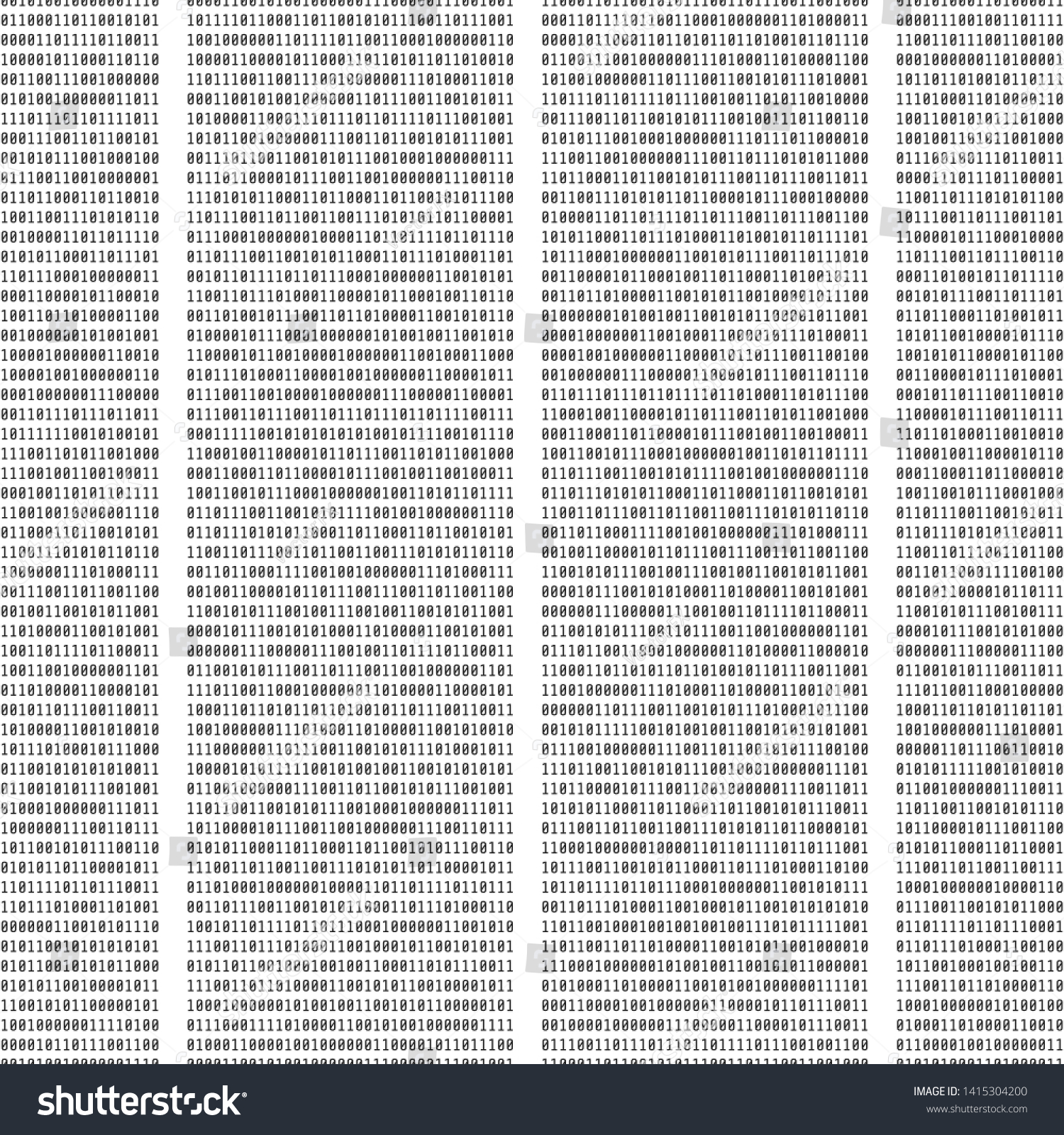 Binary Code Seamless Repeating Vector Text Stock Vector (Royalty Free ...