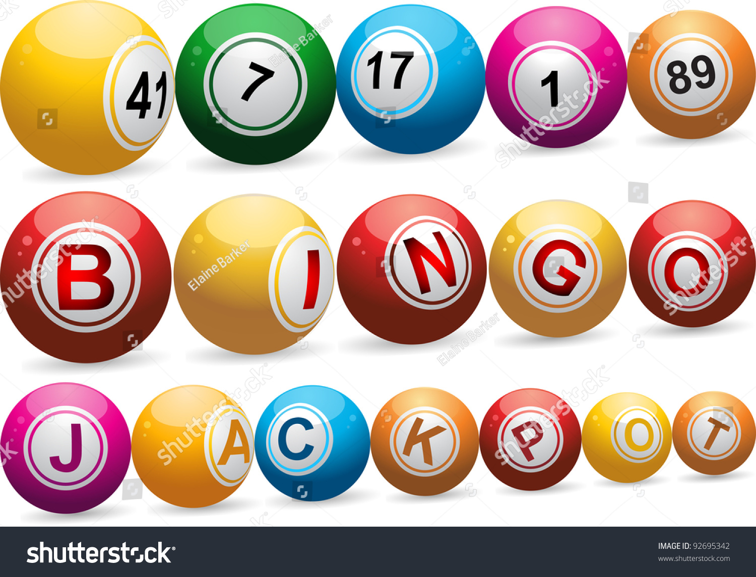 free clipart of bingo balls - photo #50