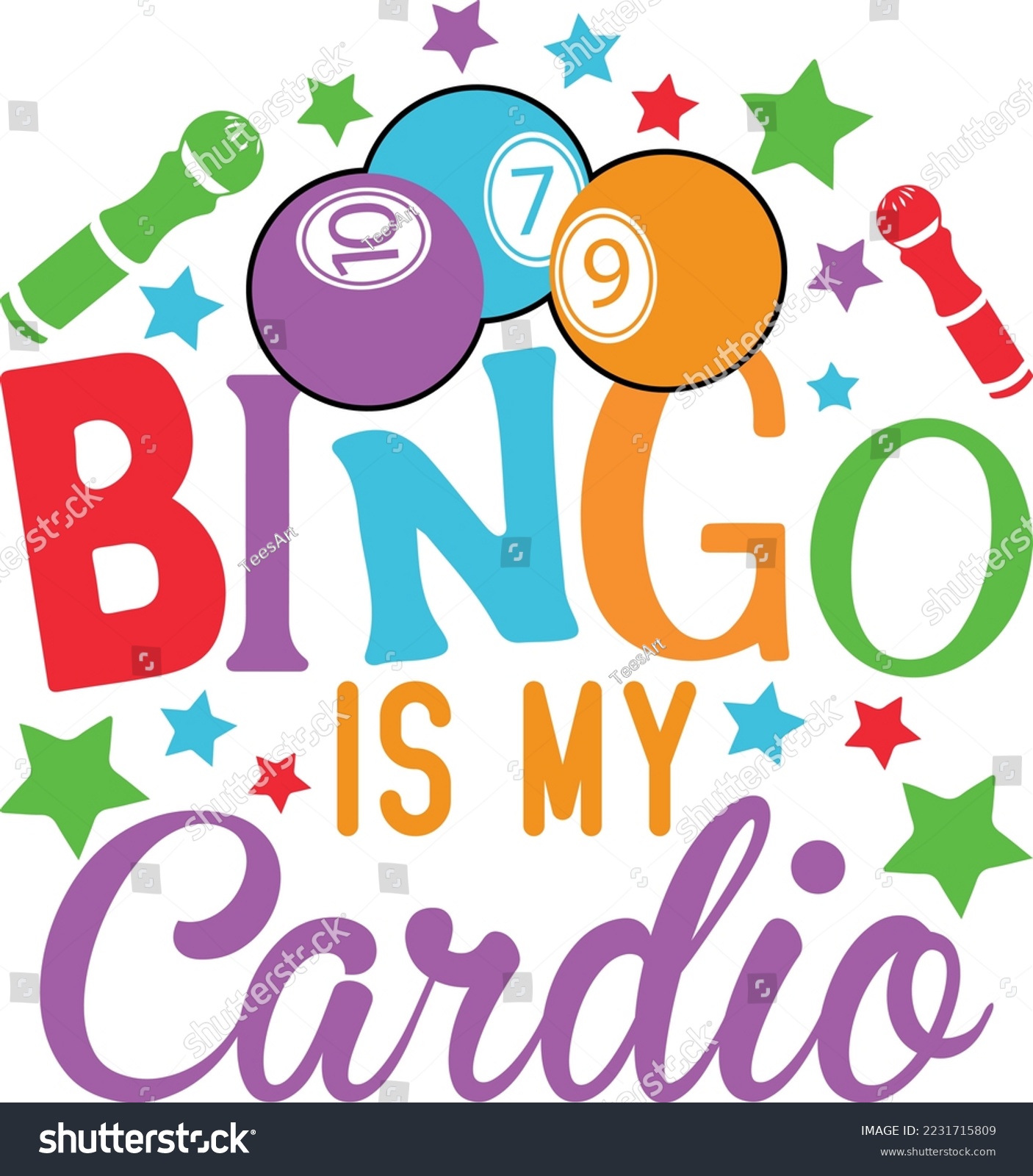 SVG of Bingo is cardio svg design, bingo, games, crazy bingo, squad, svg