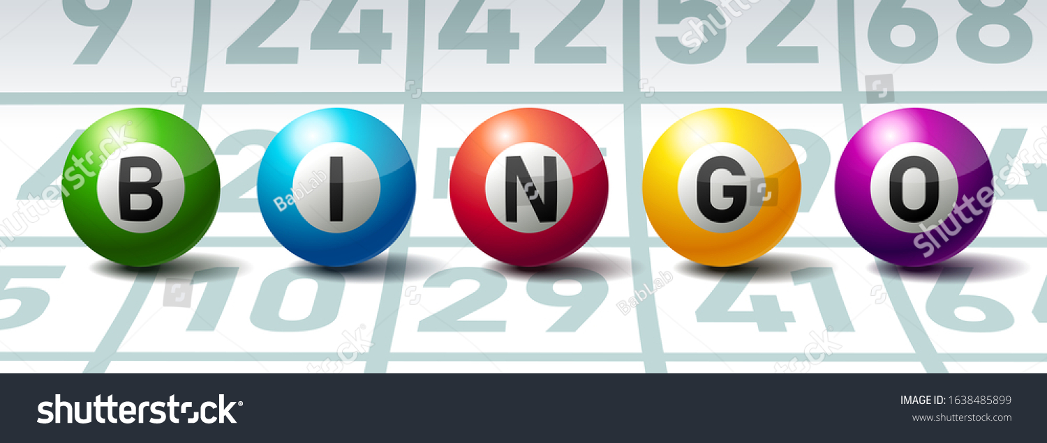 Bingo Lottery Balls On Bingo Cards Stock Vector (Royalty Free ...