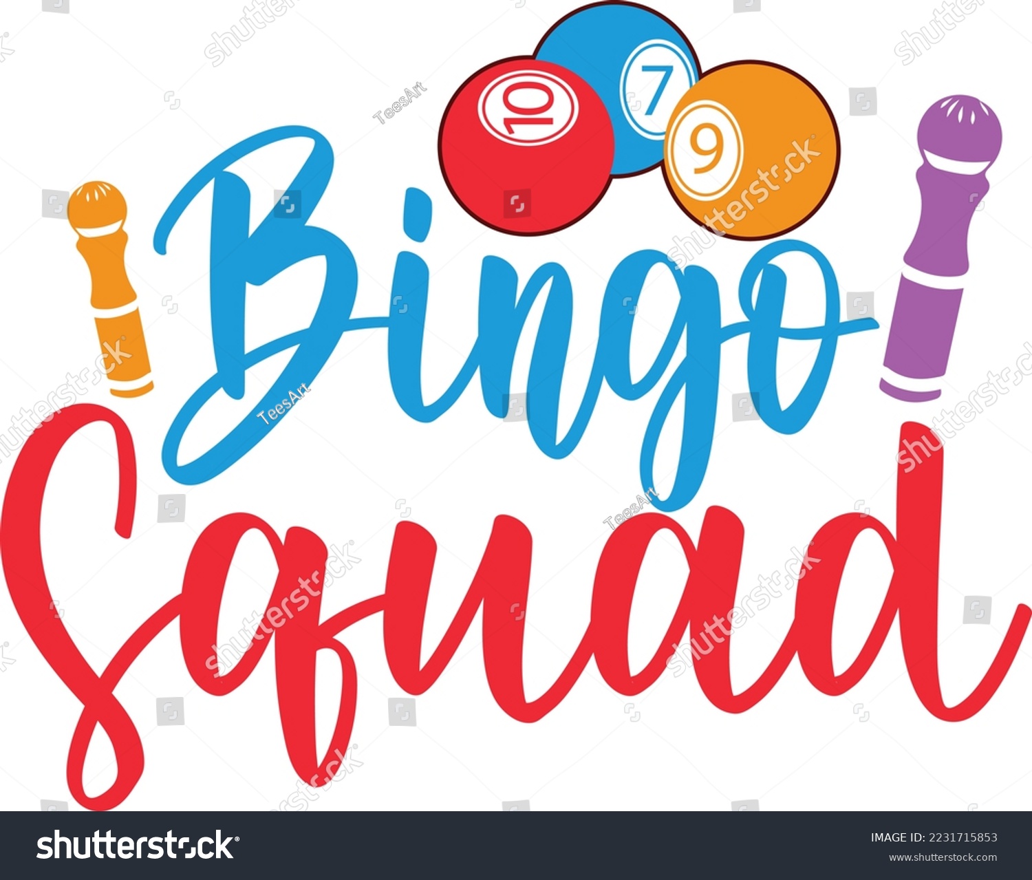 SVG of Bingo squad svg bingo svg design svg