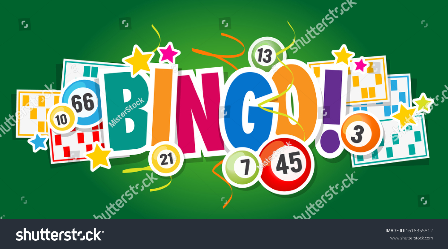 Bingo Lottery Balls Bingo Card Stock Vector (Royalty Free) 1618355812 ...