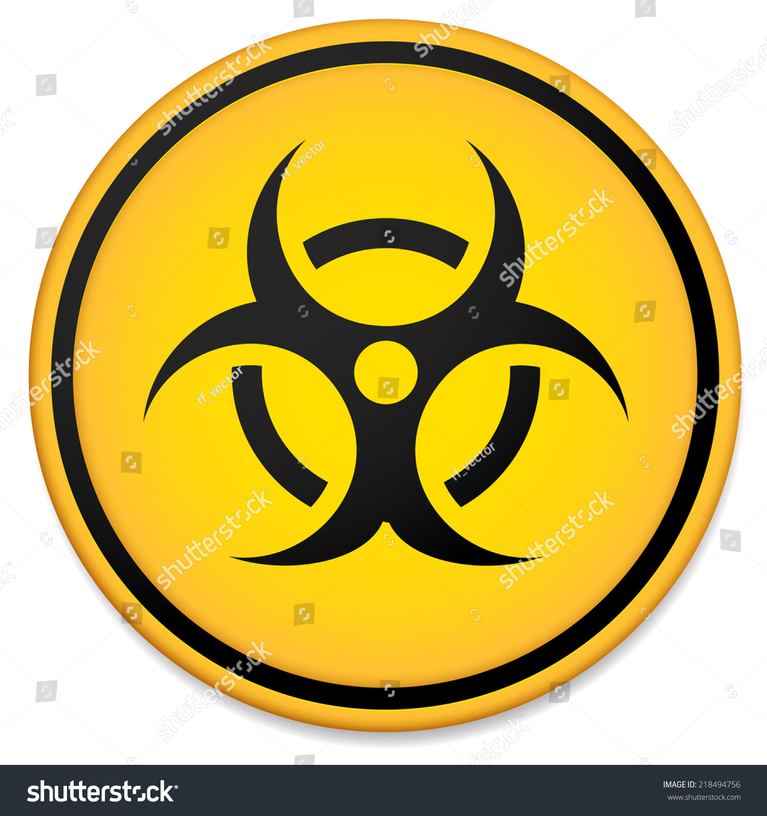 Biohazard Symbol. Virus, Infection, Bacteria, Contagion, Toxic, Waste ...