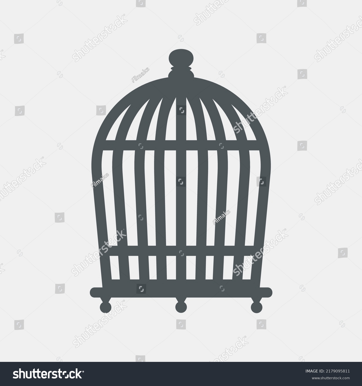SVG of Bird cage quality vector illustration cut svg