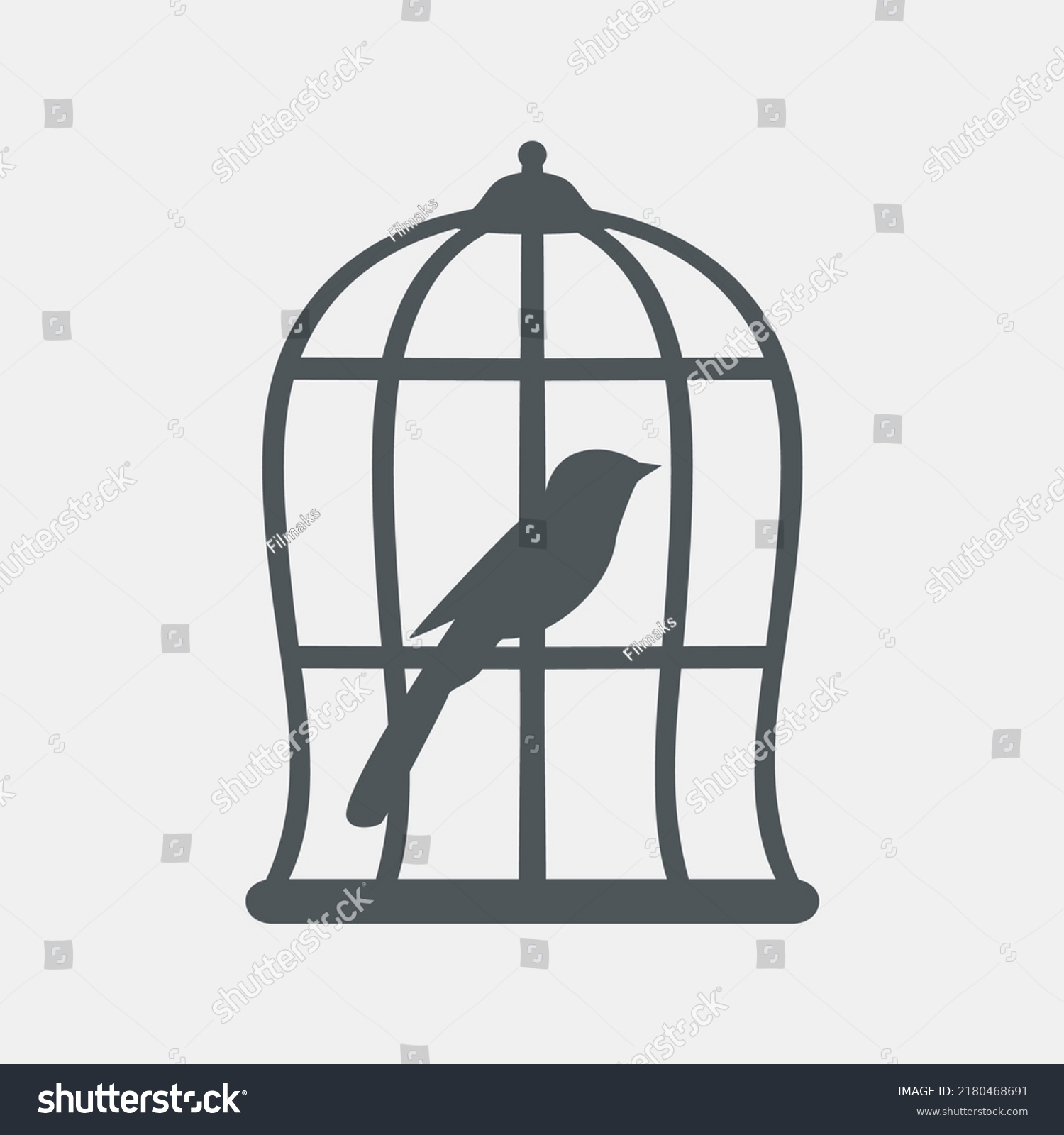 SVG of Bird cage quality vector illustration cut svg