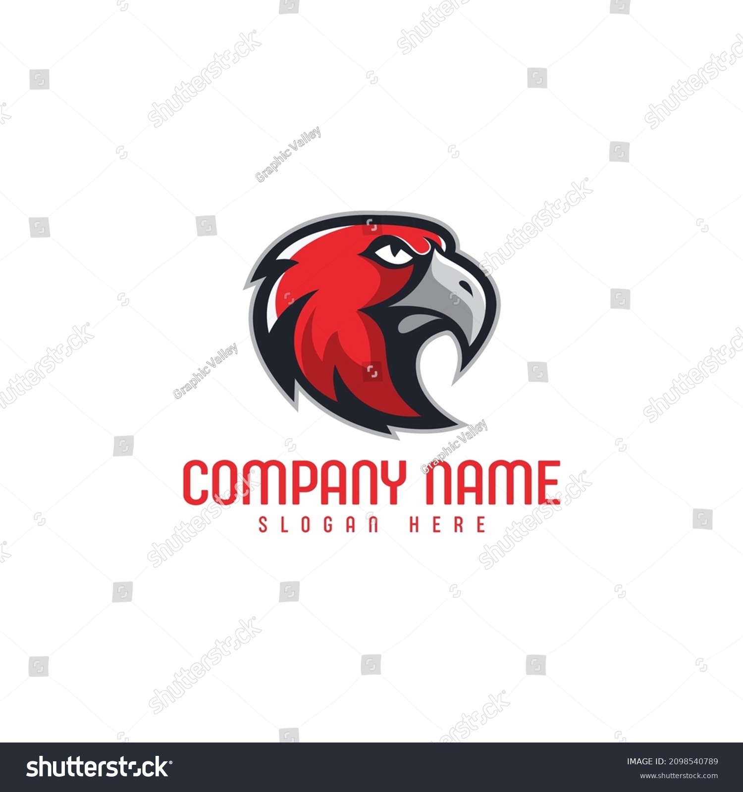 Bird Wild Logo Silhouette Vector Illustration Stock Vector (royalty 