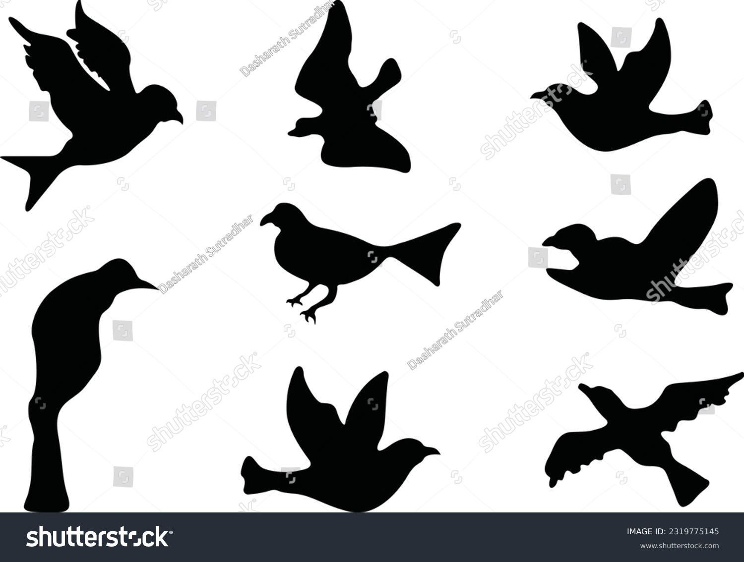 SVG of Birds SVG Graphic Design illustration svg