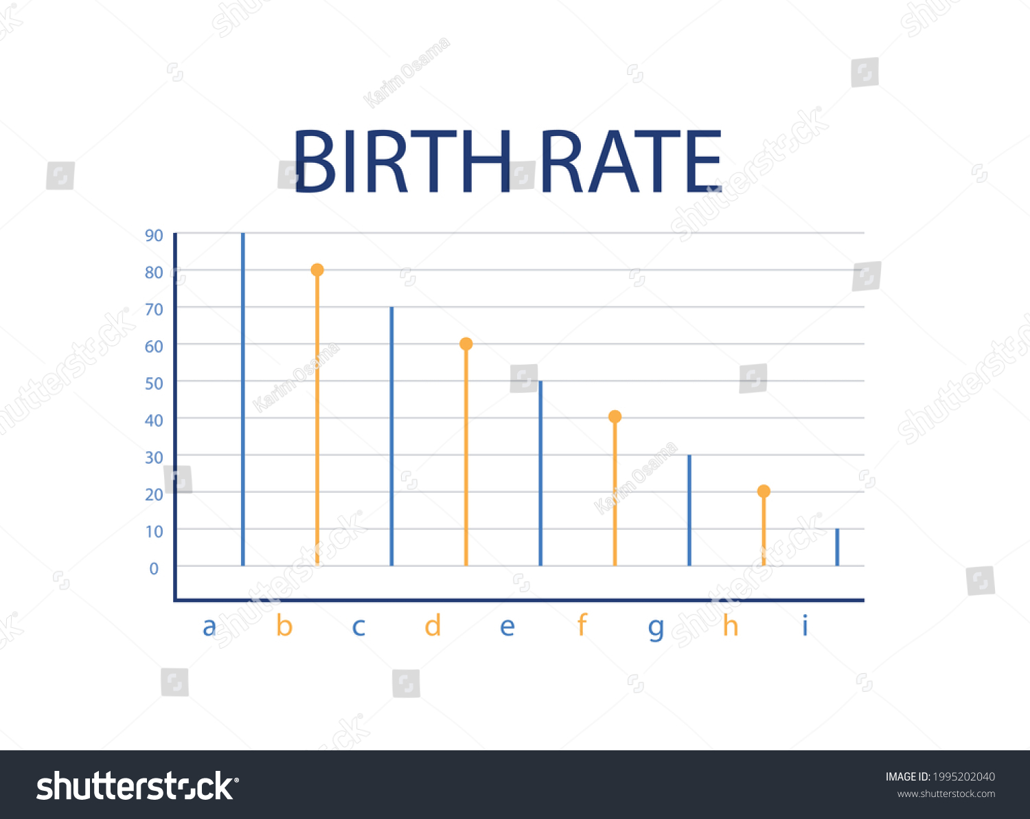 birth-rate-decreasing-declining-chart-graph-stock-vector-royalty-free