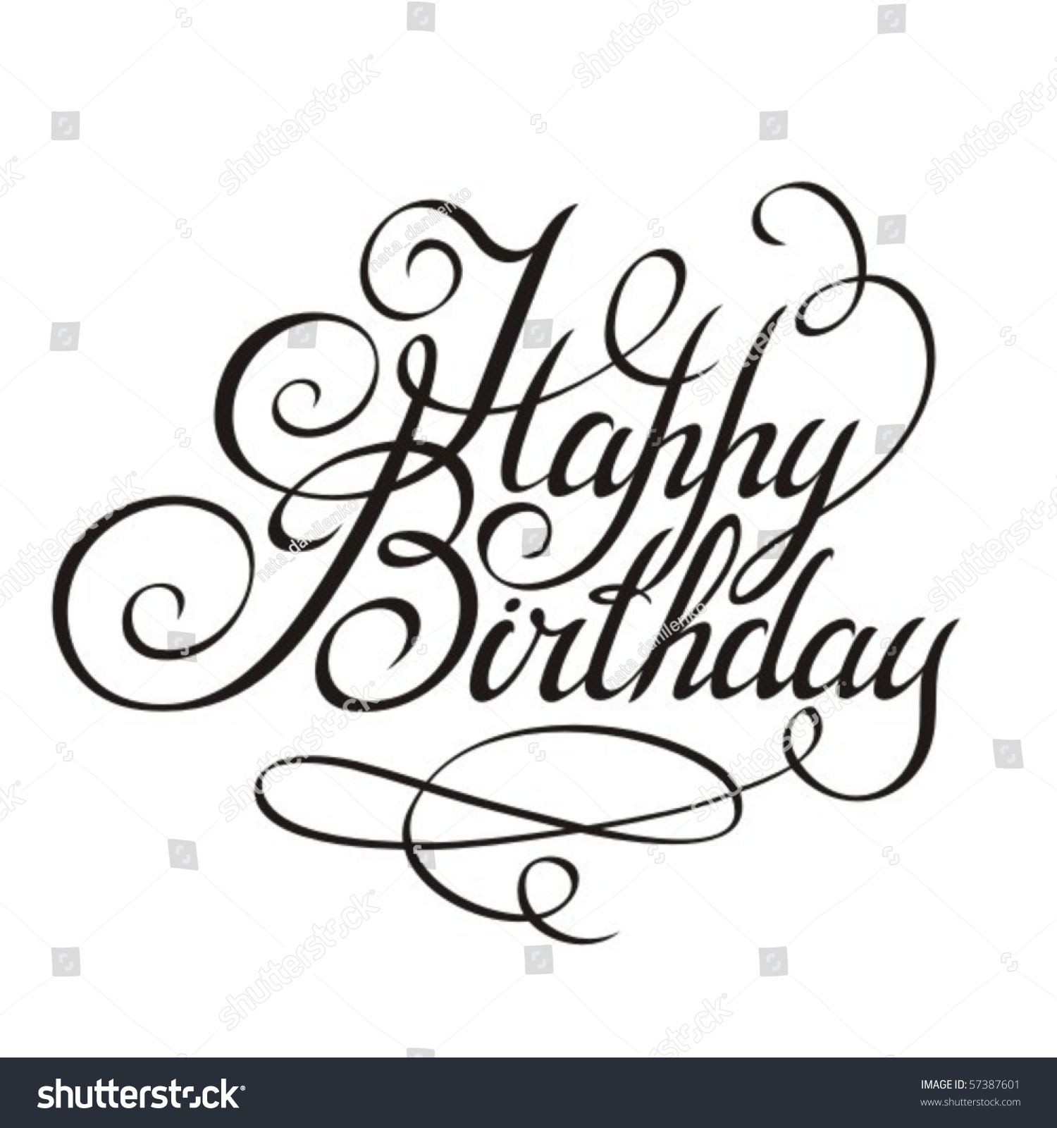 Birthday Stock Vector 57387601 - Shutterstock