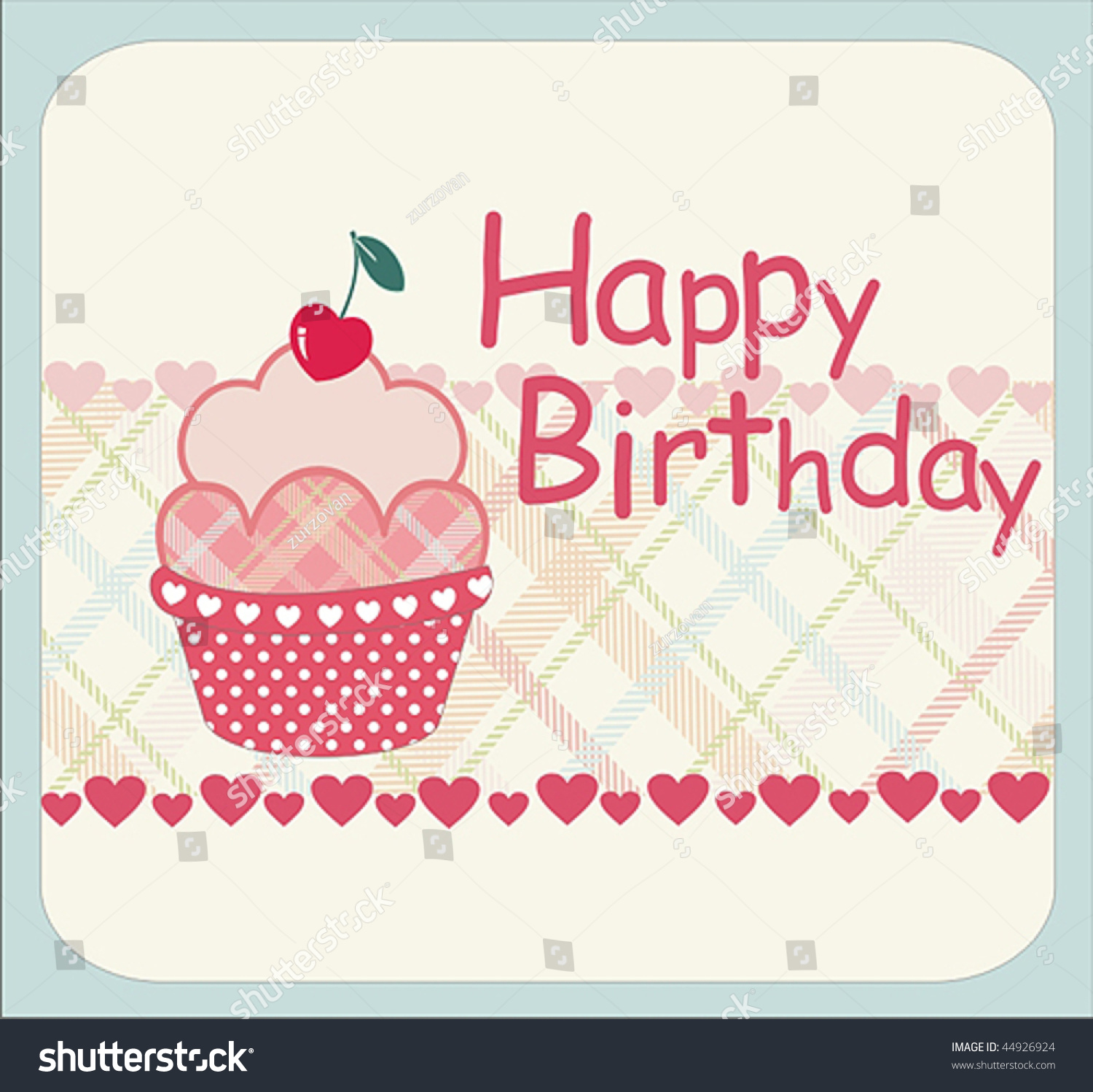 Birthday Card Design Stock Vector Illustration 44926924 : Shutterstock