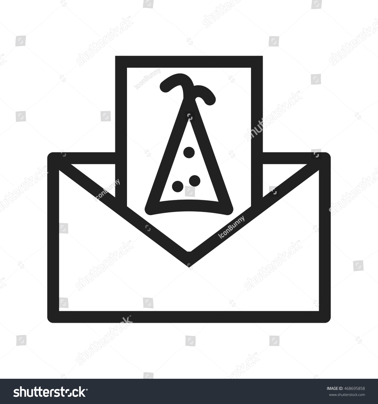 Birthday Invitation Stock Vector (Royalty Free) 468695858 | Shutterstock