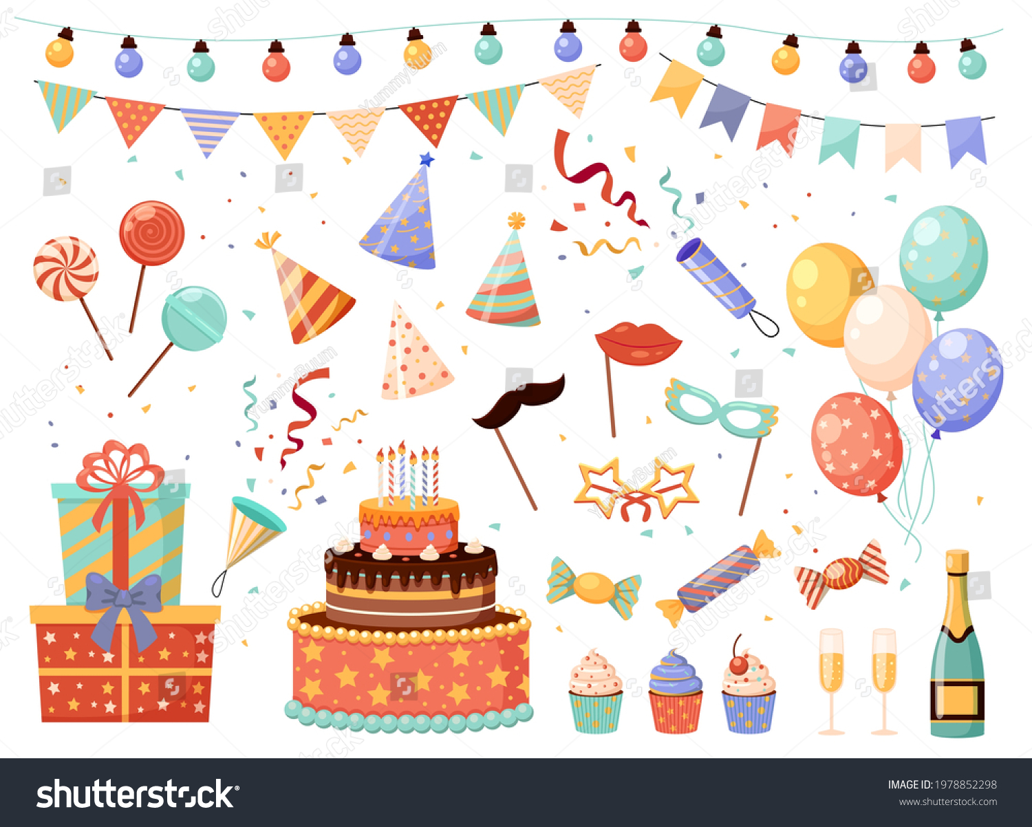 93,956 Confetti balloons party decorations Images, Stock Photos ...