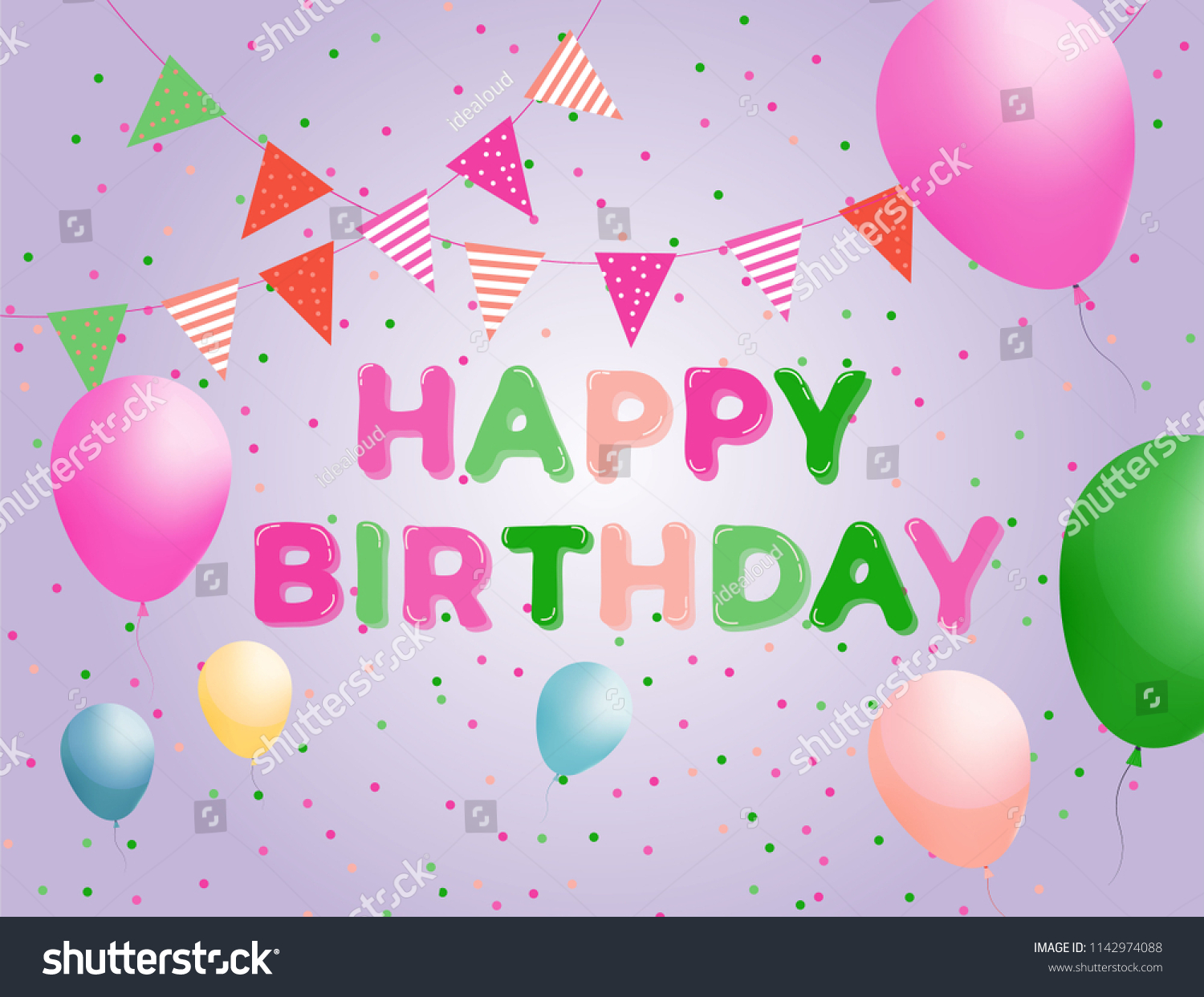 Birthday Poster Design Template from image.shutterstock.com
