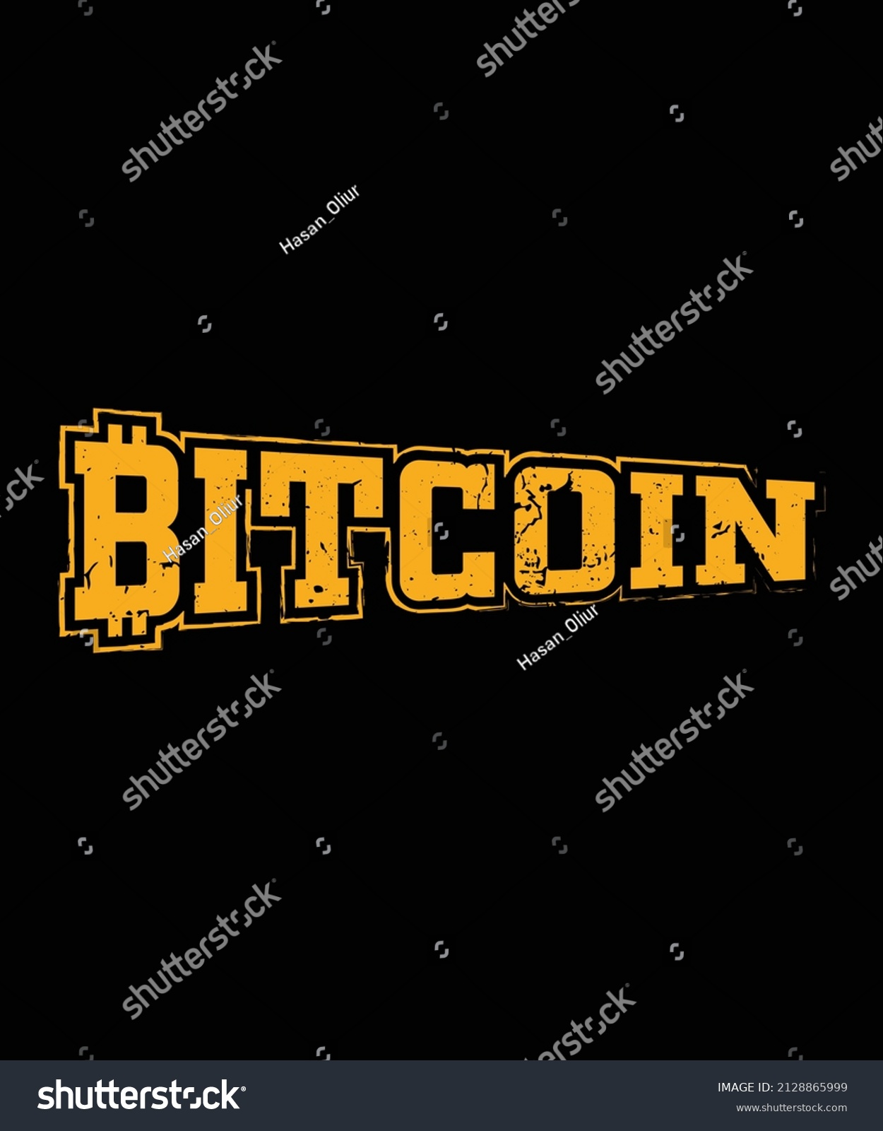SVG of Bitcoin Crypto Currency T-shirts, Blockchain Cryptocurrency Distressed Design Template svg