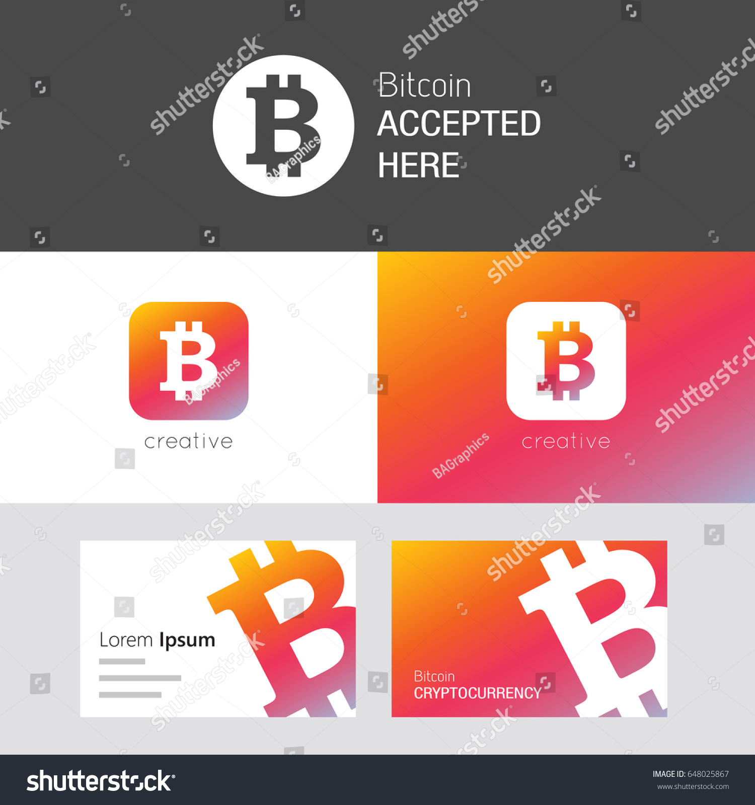 SVG of Bitcoin vector set. Useful as brand logo, app icon or business card. Compatible with PNG, AI, CDR, JPG, SVG, PDF, ICO or EPS formats. svg