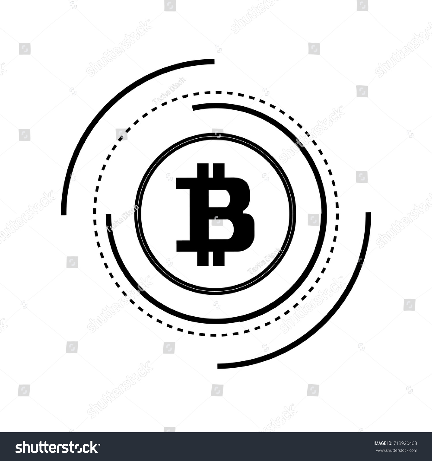 SVG of Bitcoins. Abstract technology bitcoins logo on binary code and gear black background. svg
