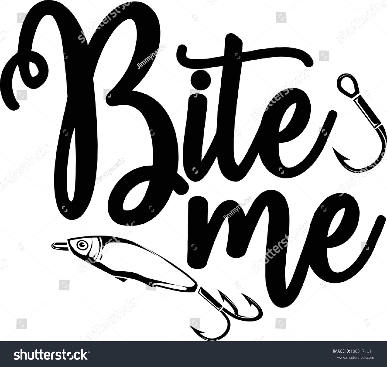 Download Bite Me Fishing Svg Download Stock Vector Royalty Free 1883171011
