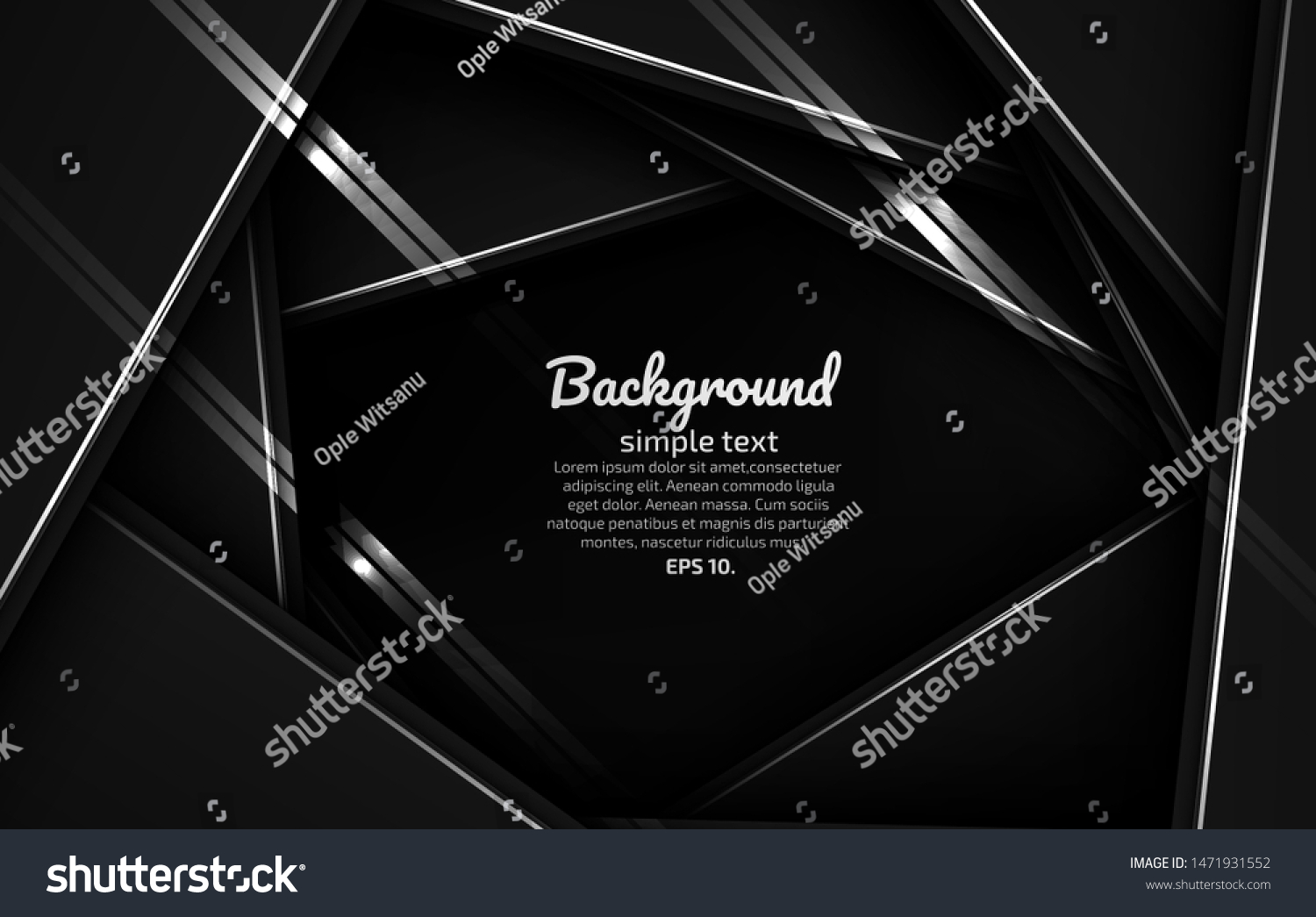 Black Gray Abstract Vector Background Images Stock Vector (Royalty Free