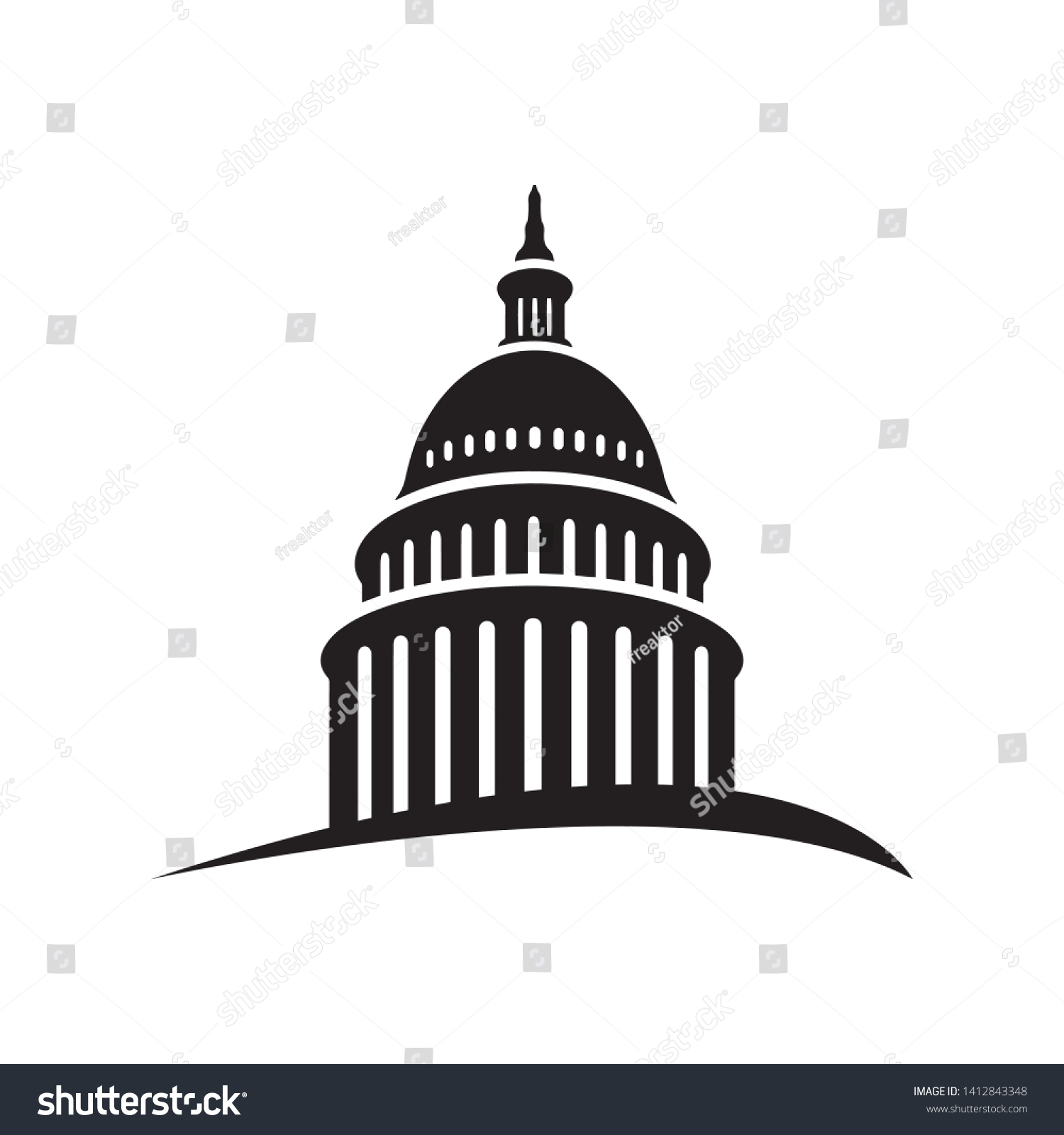 2,952 Us capital silhouette Images, Stock Photos & Vectors | Shutterstock