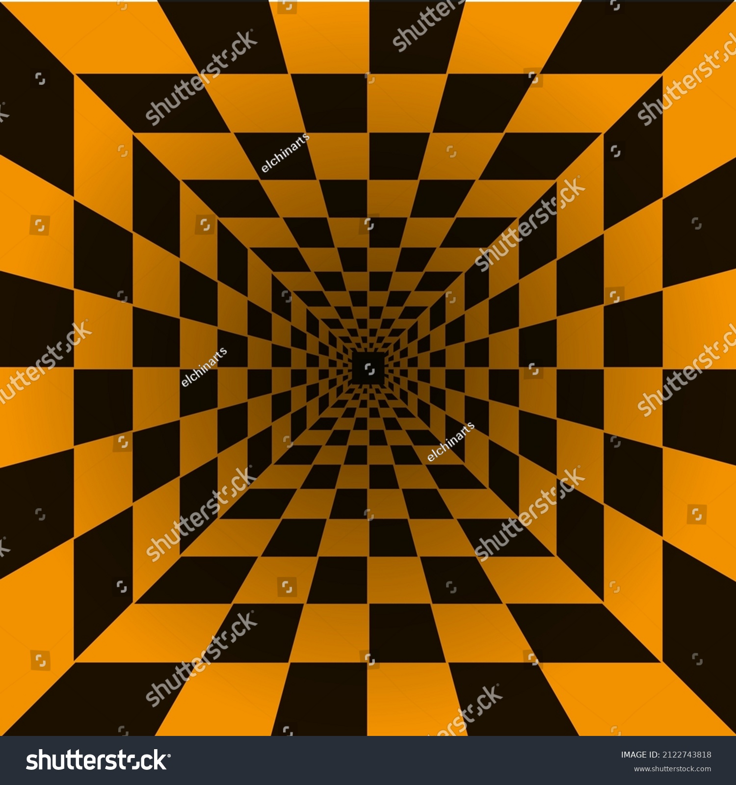 Black White Checkered Perspective Abstract Background Stock Vector Black White Checkered Perspective Abstract Background Stock Vector