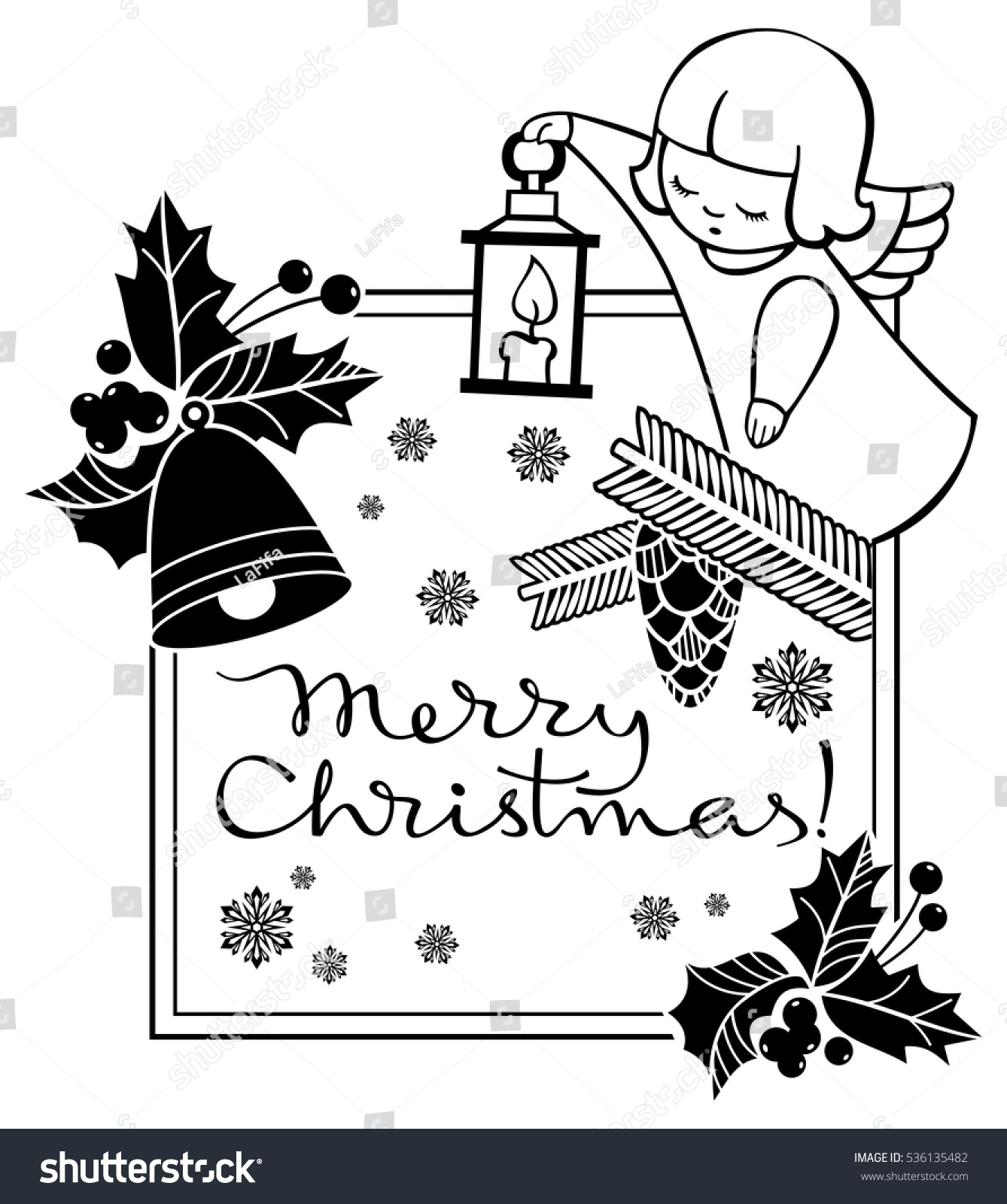 black and white christmas label with angels and artistic written text merry christmas - When Was White Christmas Written black and white christmas label with angels and artistic written text merry christmas - When Was White Christmas Written