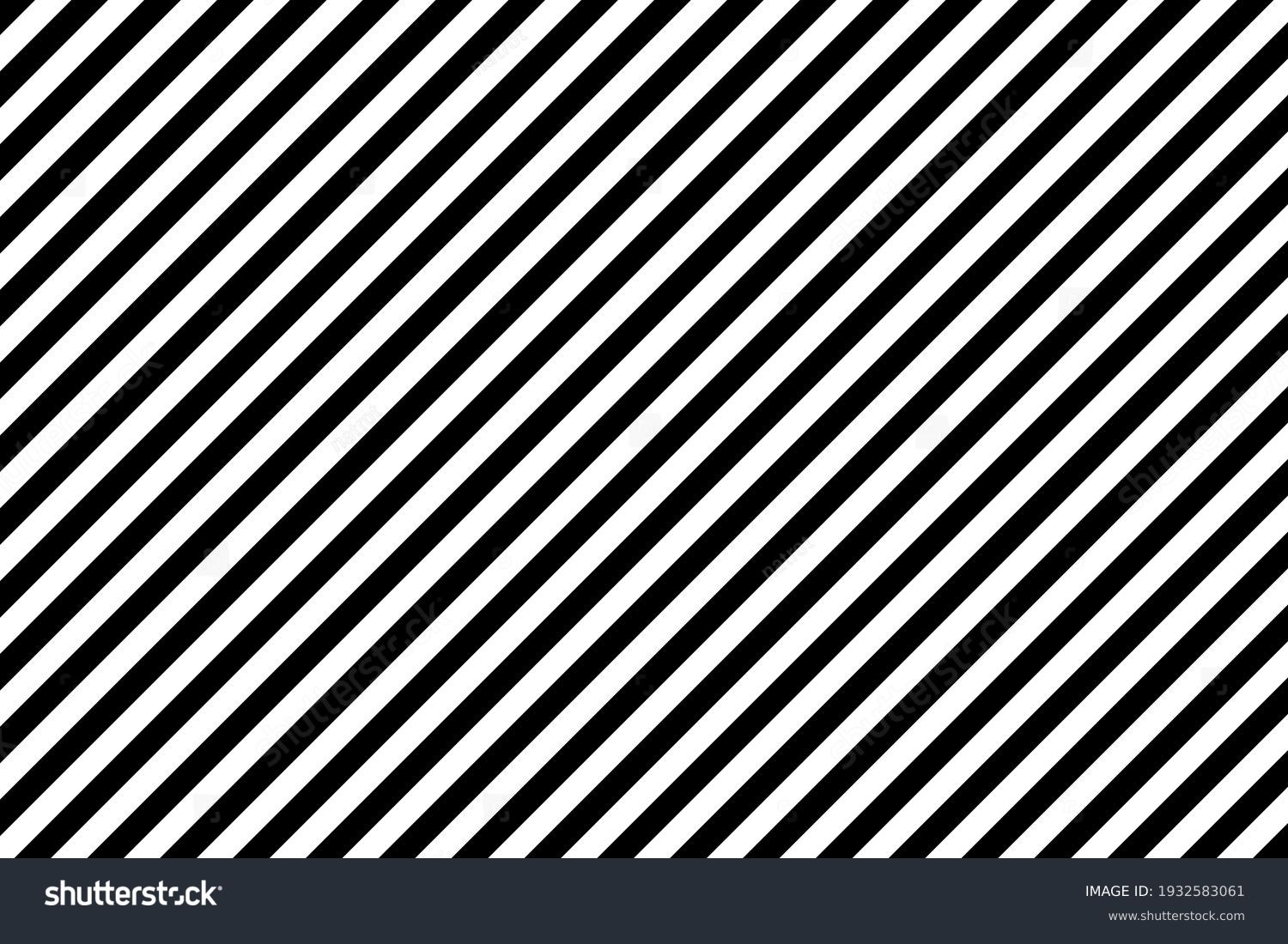 Black White Diagonal Stripes Pattern Background Stock Vector (Royalty ...