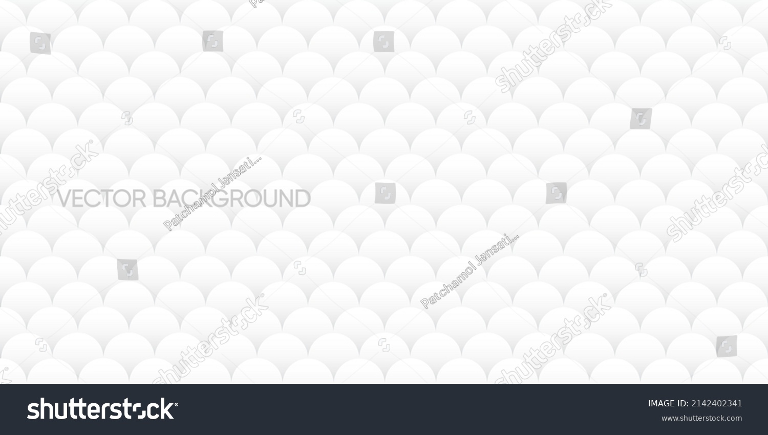 Black White Fish Scales Vector Background Stock Vector (Royalty Free