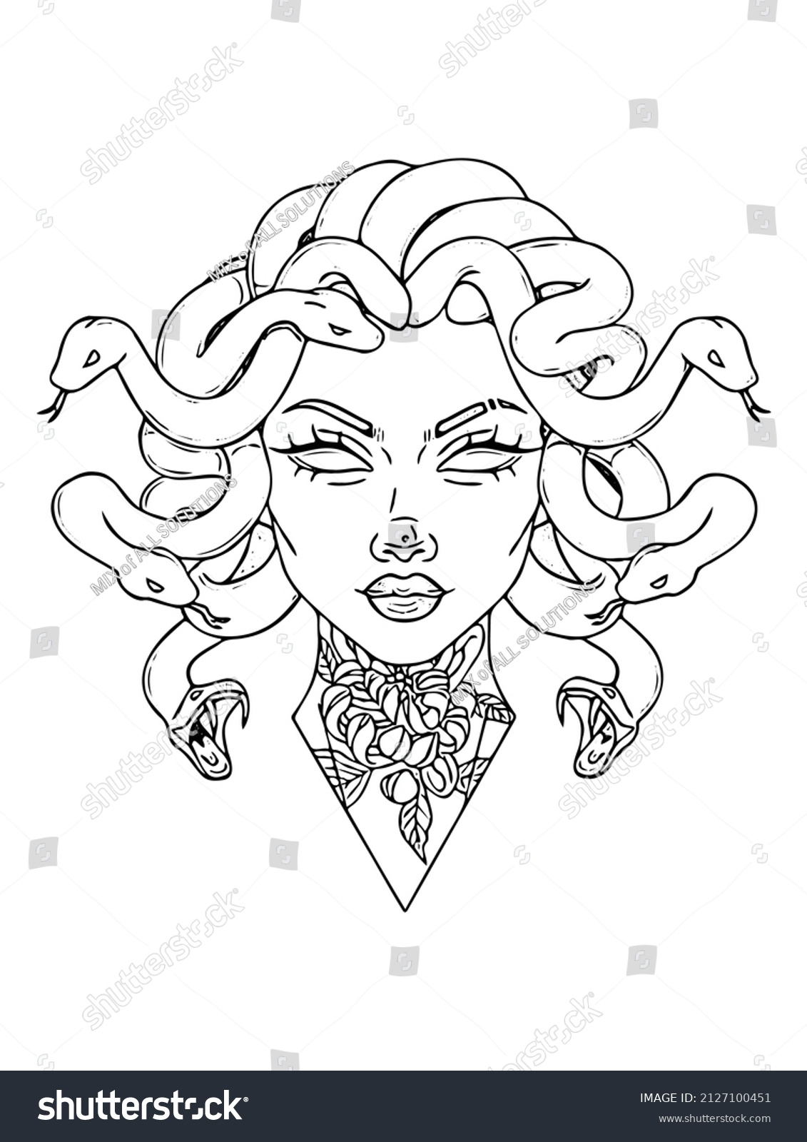 1,679 Medusa tattoo Stock Vectors, Images & Vector Art | Shutterstock