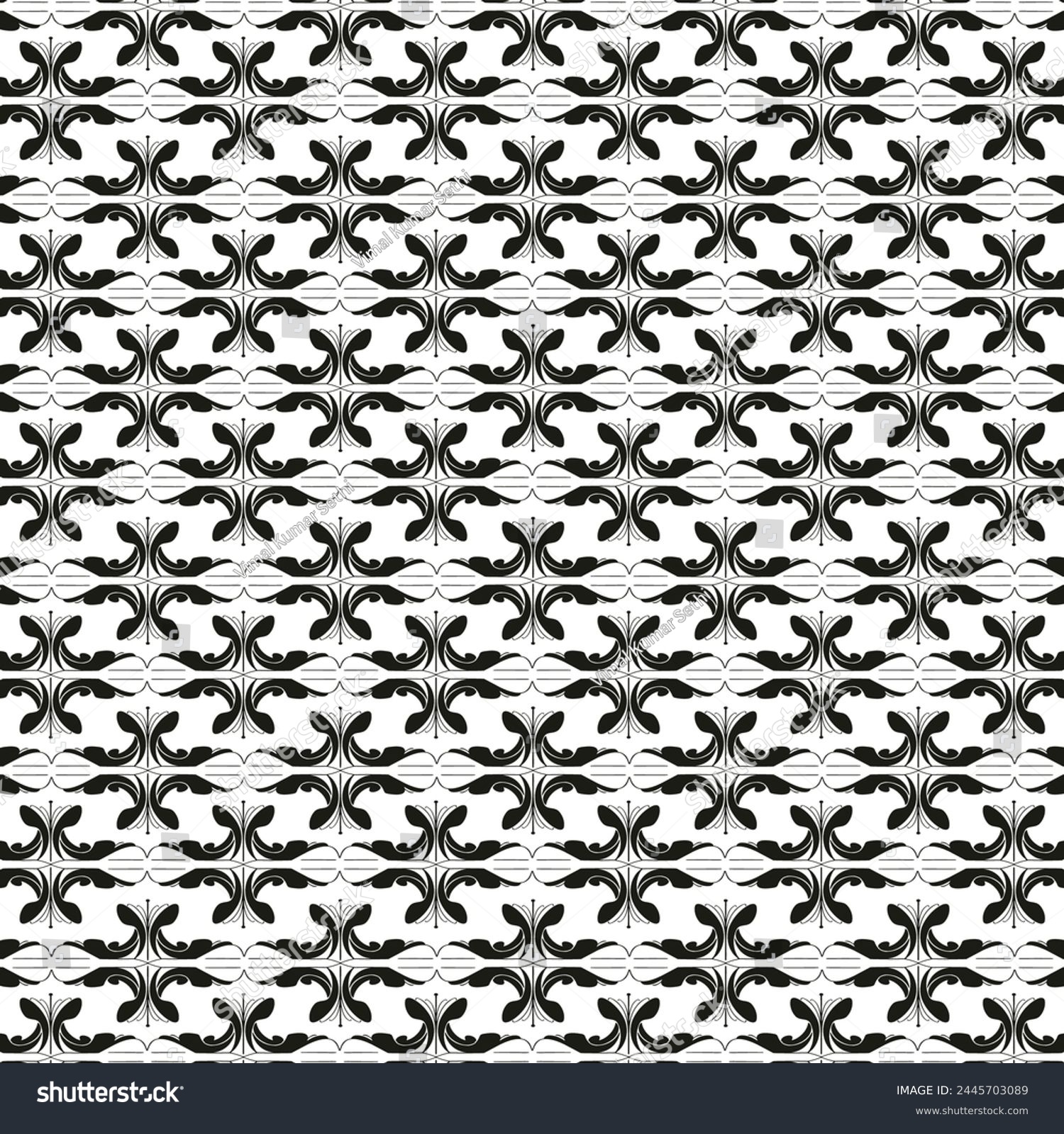 SVG of Black And White Seamless Pattern svg