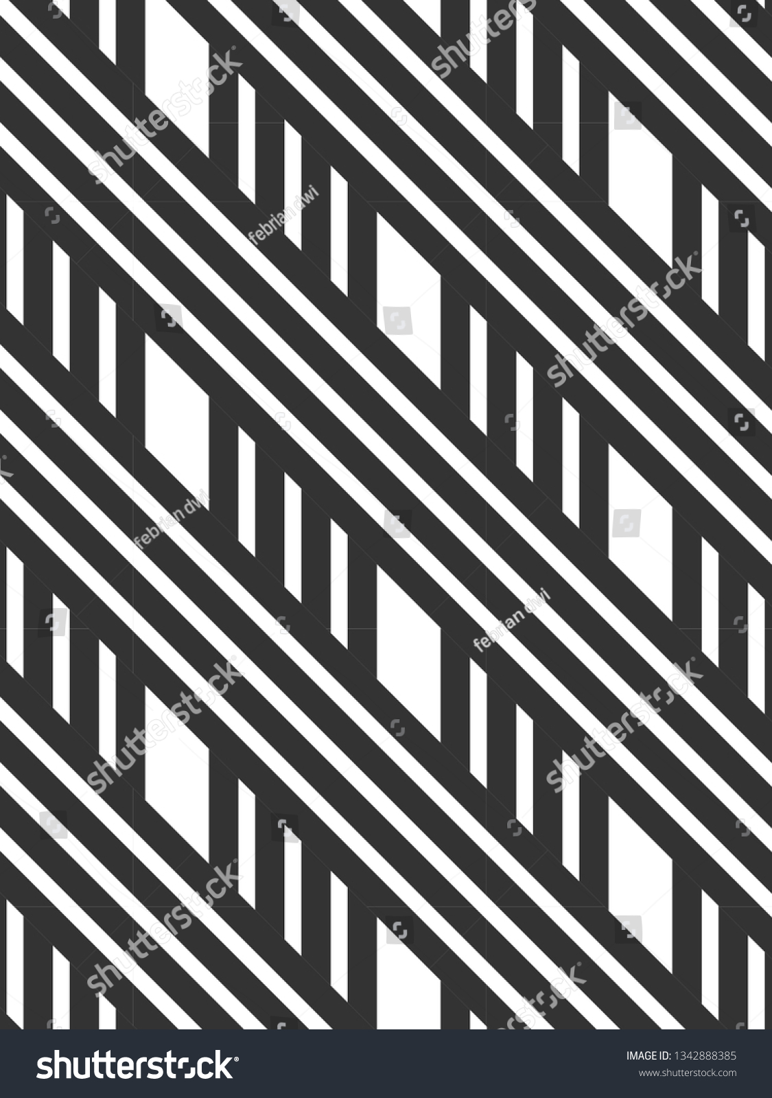Black White Strips Pattern Vector Editable Stock Vector (Royalty Free ...