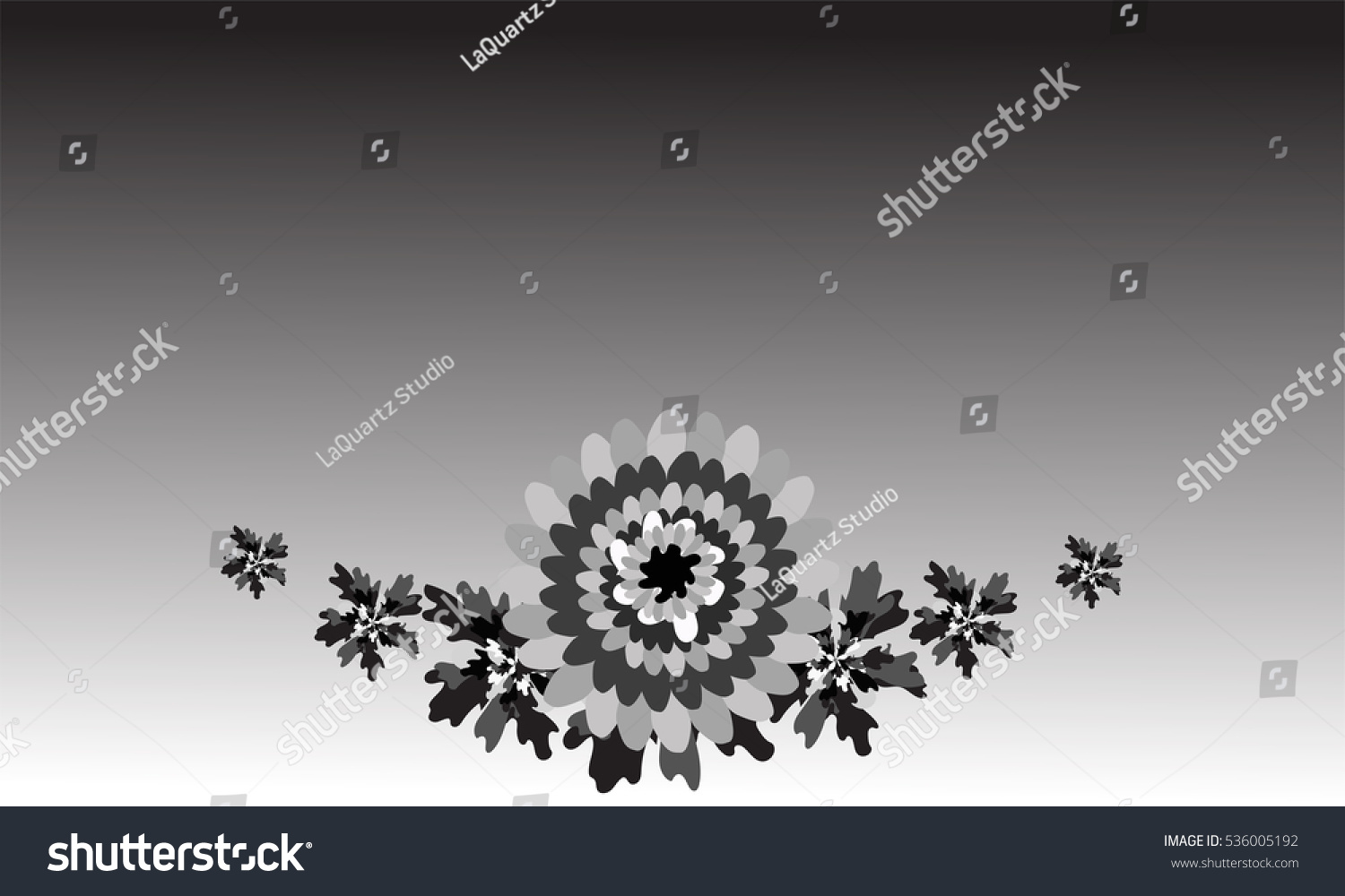 black-white-tone-card-template-sad-stock-vector-royalty-free