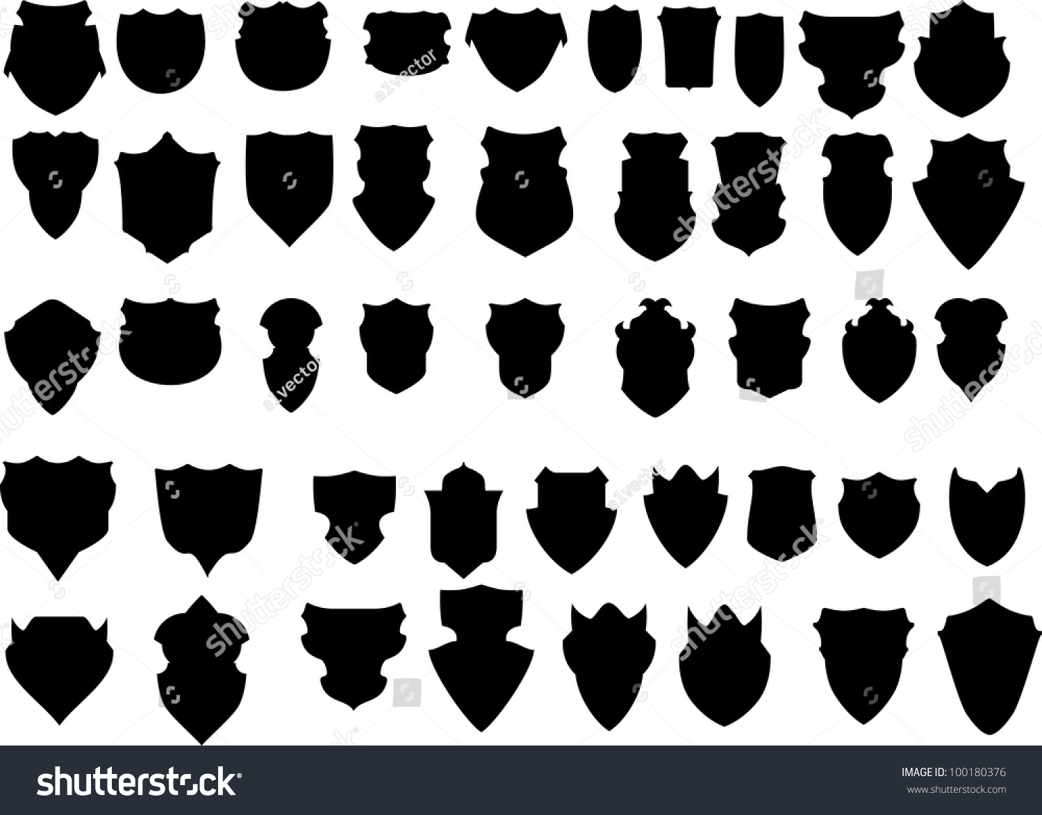 Black Badges Stock Vector Illustration 100180376 : Shutterstock