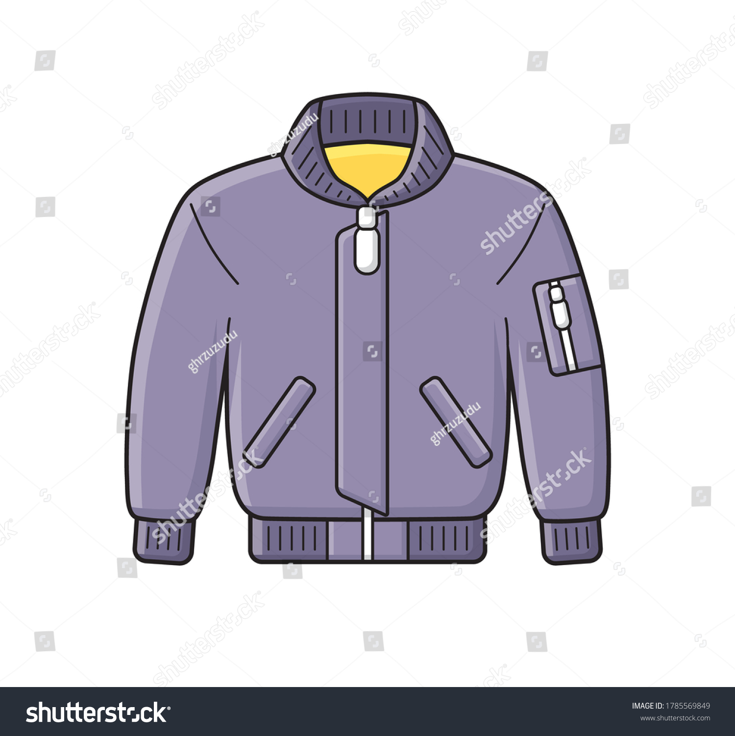 cartoon bomber jacket