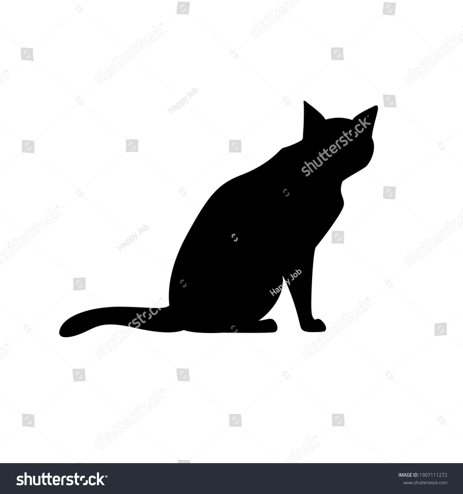 41,223 Halloween cat silhouette Images, Stock Photos & Vectors ...