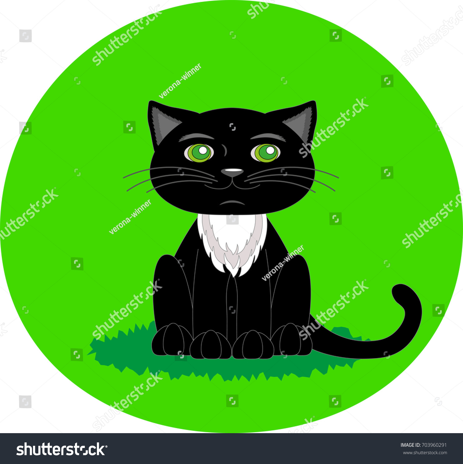 Top 27+ Stock Images black cat with green eyes cartoon character Full HD, 2k, 4k