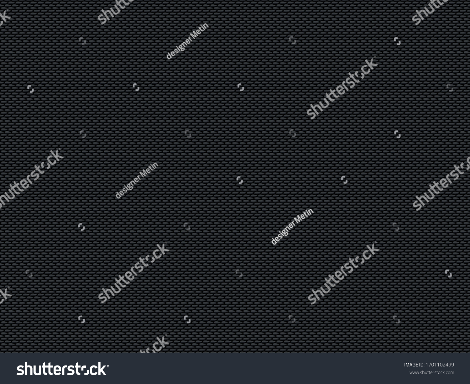 Black Fabric Textile Seamless Texture Background Stock Vector Royalty