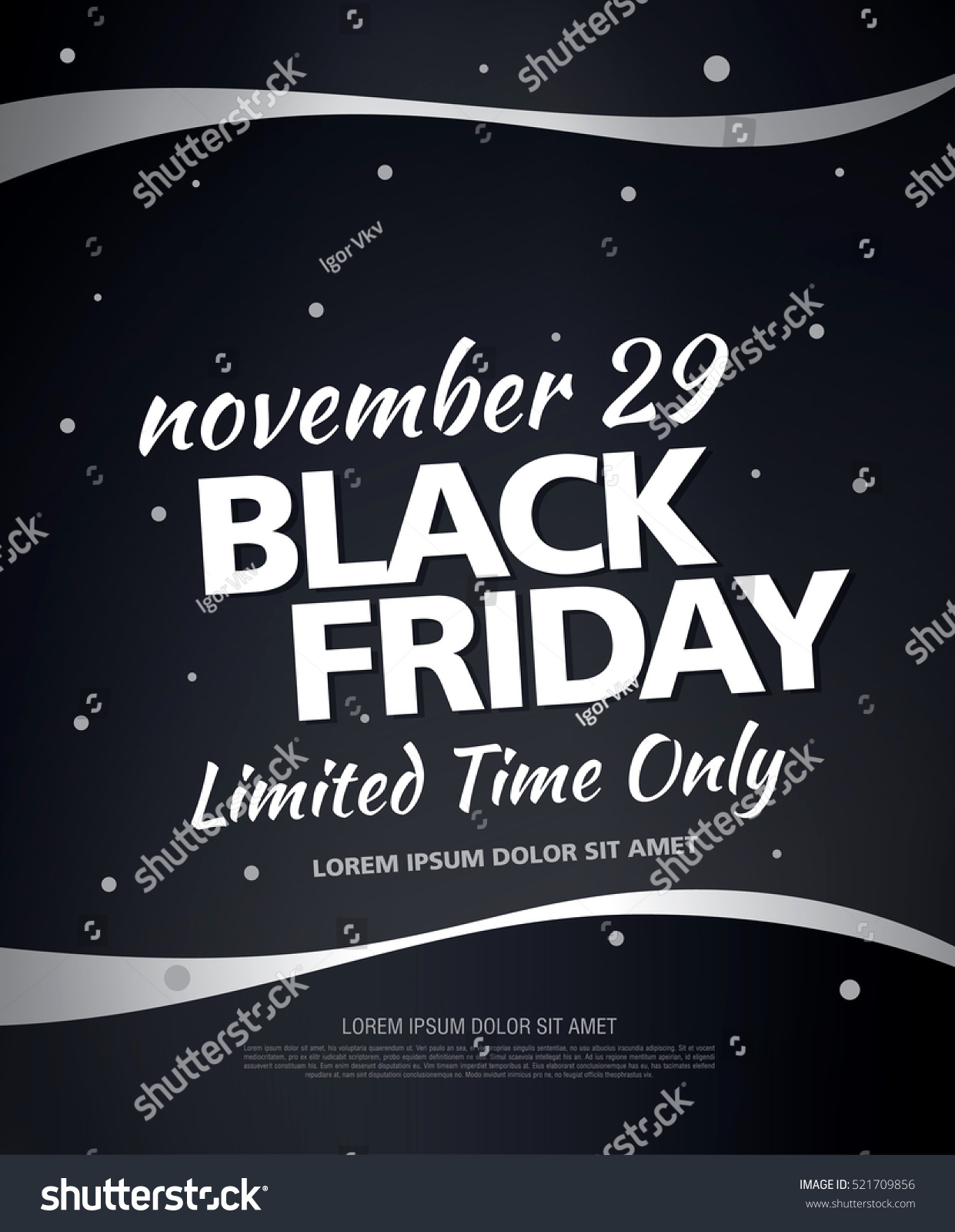 Black Friday Sale Banner Stock Vector Illustration 521709856 : Shutterstock