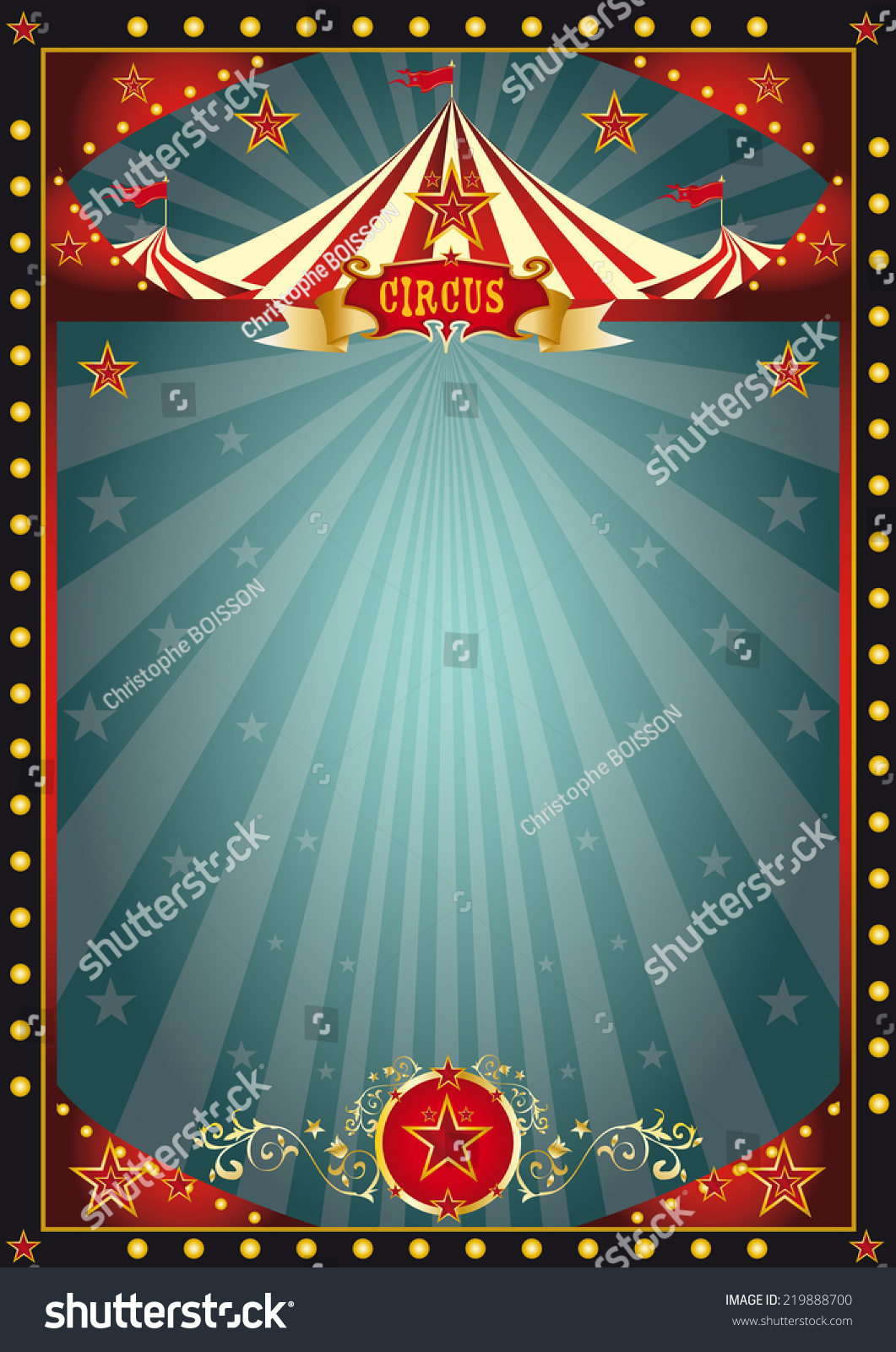 Black Fun Circus Circus Dark Background Stock Vector (Royalty Free ...