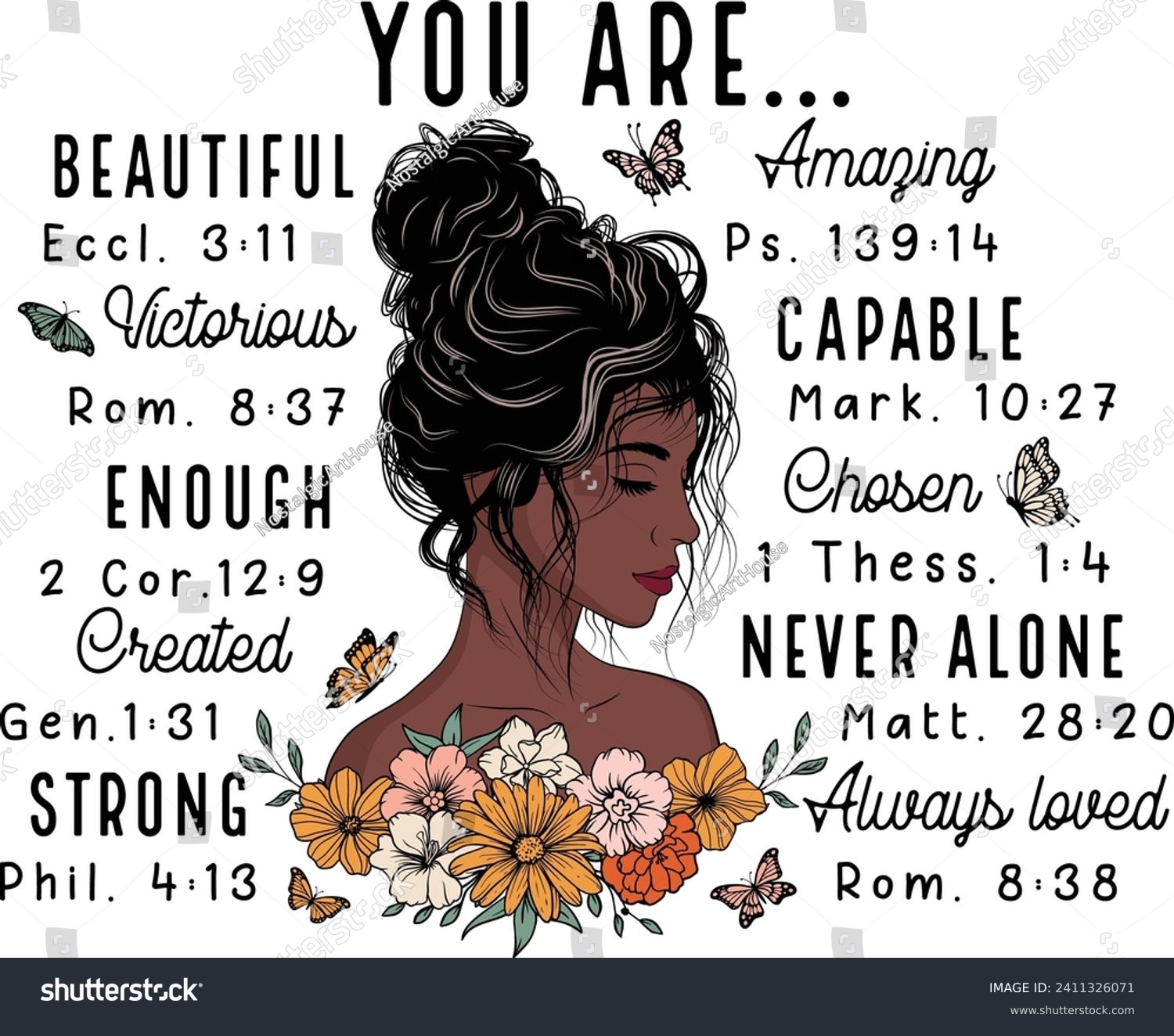 SVG of Black girl, Floral woman, Flower girl, Melanin woman, Always remember You are braver than you believe.	 svg