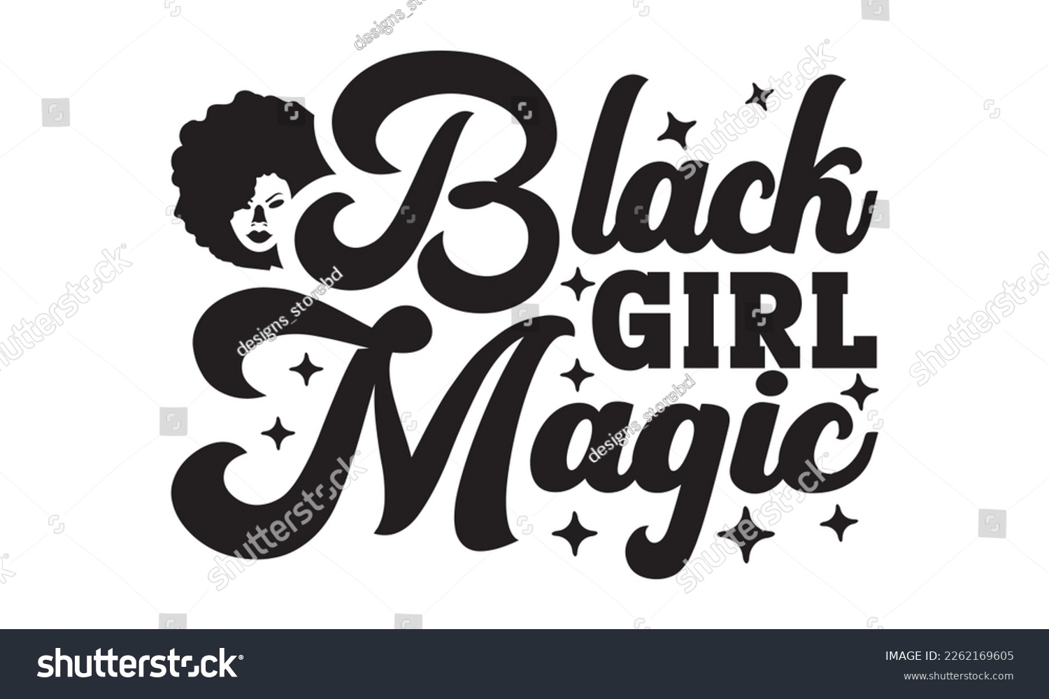 SVG of Black girl magic SVG, black History Month SVG, black history Svg cutting files, Vector, Silhouette, American black history day, Fight Svg, t shirt design svg