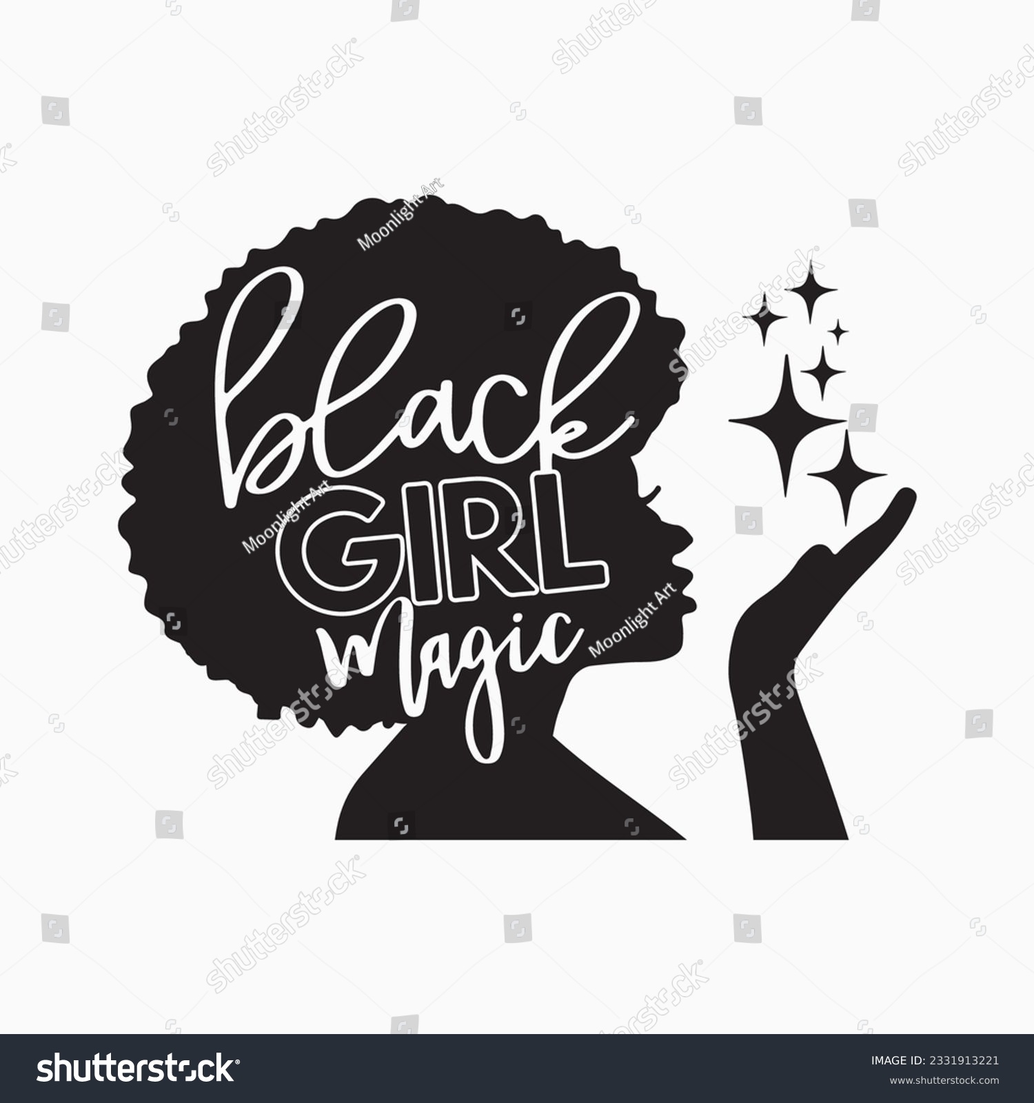 SVG of Black Girl Magic Svg, Black Woman Svg, Boss Lady Svg, Black Lives Matter, Afro Lady Woman, Diva, Vinyl, Tshirt, Cut File Cricut, Silhouette, Svg Files for Cricut svg
