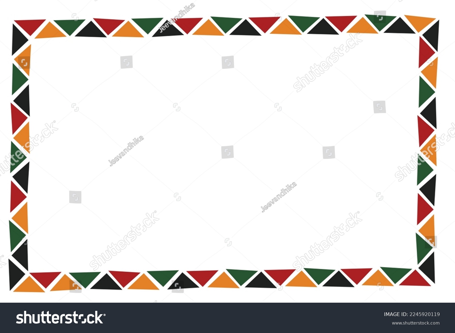 SVG of Black history month frame,Borders And Frames Black history month , Frame for Juneteenth  with space for text .colorful abstract rectangle frame.	 svg